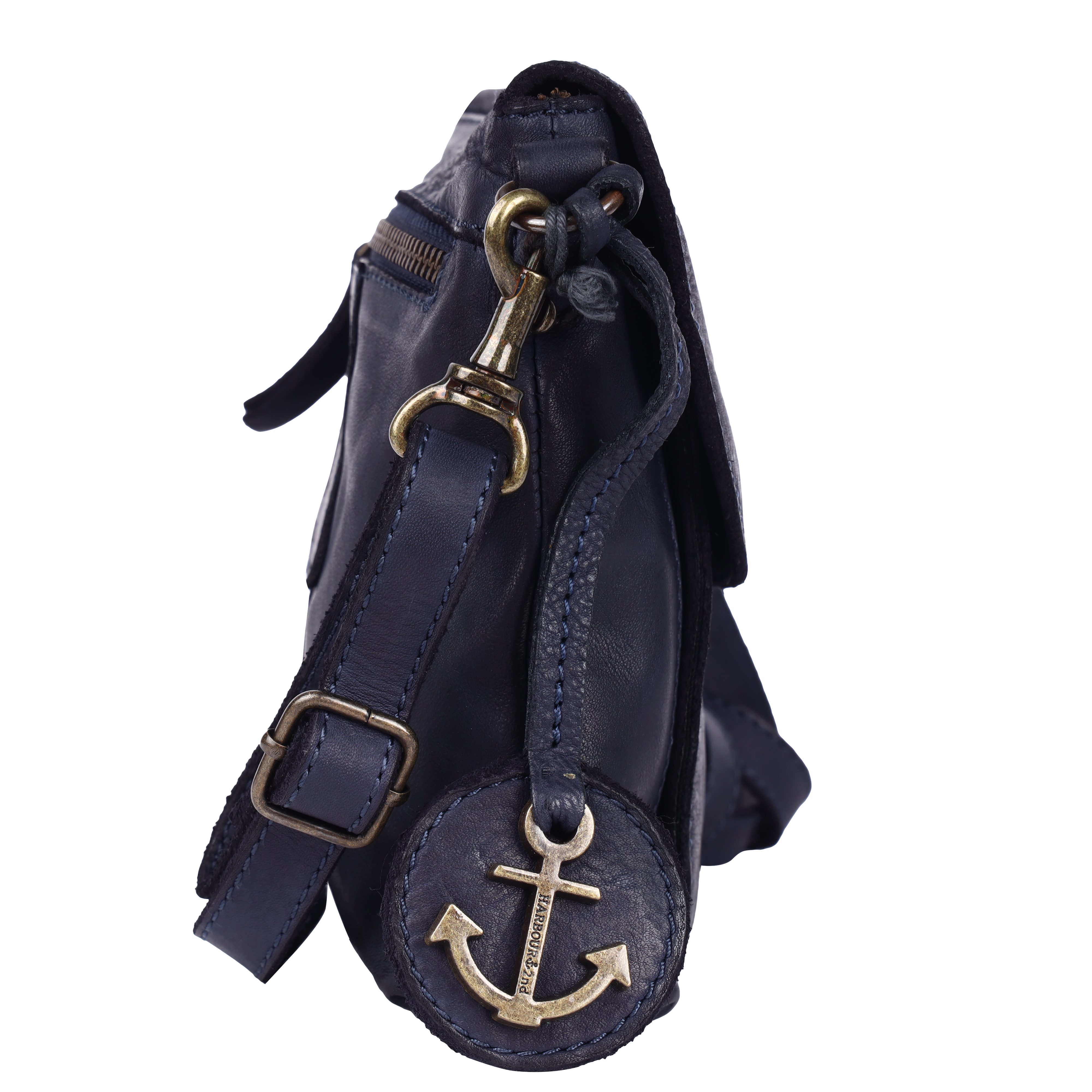 HARBOUR 2nd Umhängetasche Iben, Damen Handtasche, Schultertasche mit Anker-Anhäner