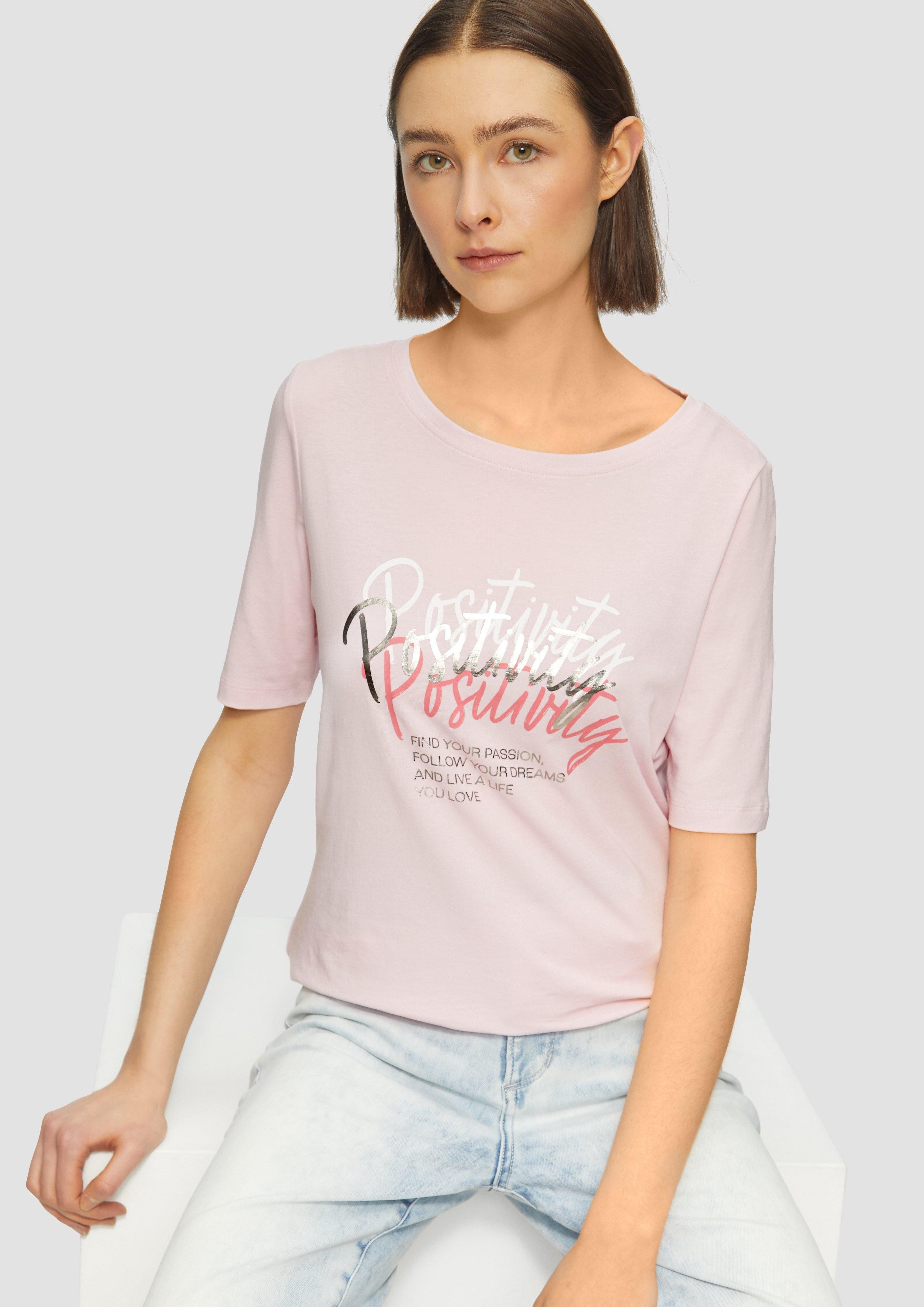 s.Oliver Kurzarmshirt Jersey-T-Shirt im Slim Fit günstig online kaufen