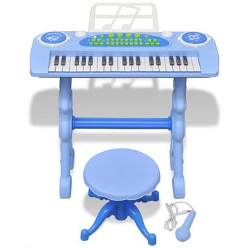 DOTMALL Spielzeug-Musikinstrument Mini-Klavier, MP3 USB inkl. Hocker 37 Tasten, mit Licht & Sound