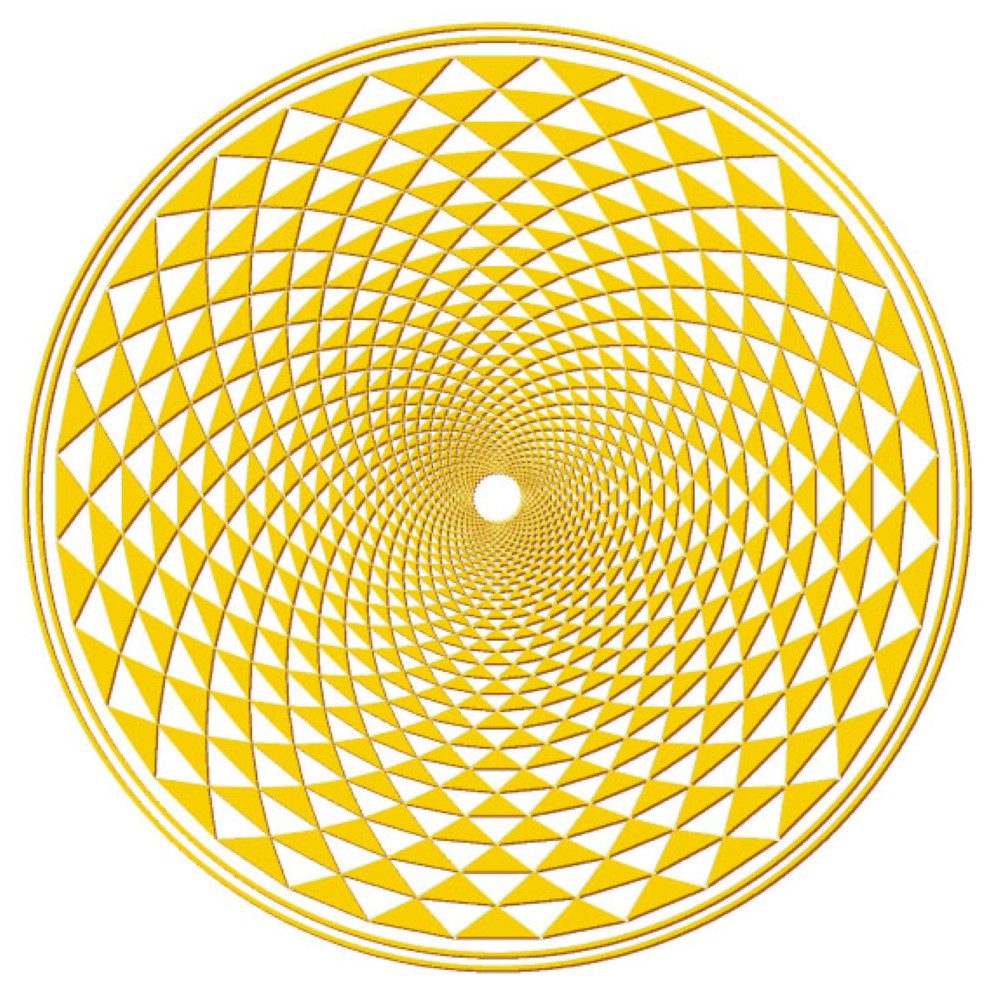 Saraswati Aufkleber Aufkleber Set 4x3cm/1x7,5cm gold-transparent Sahasrara