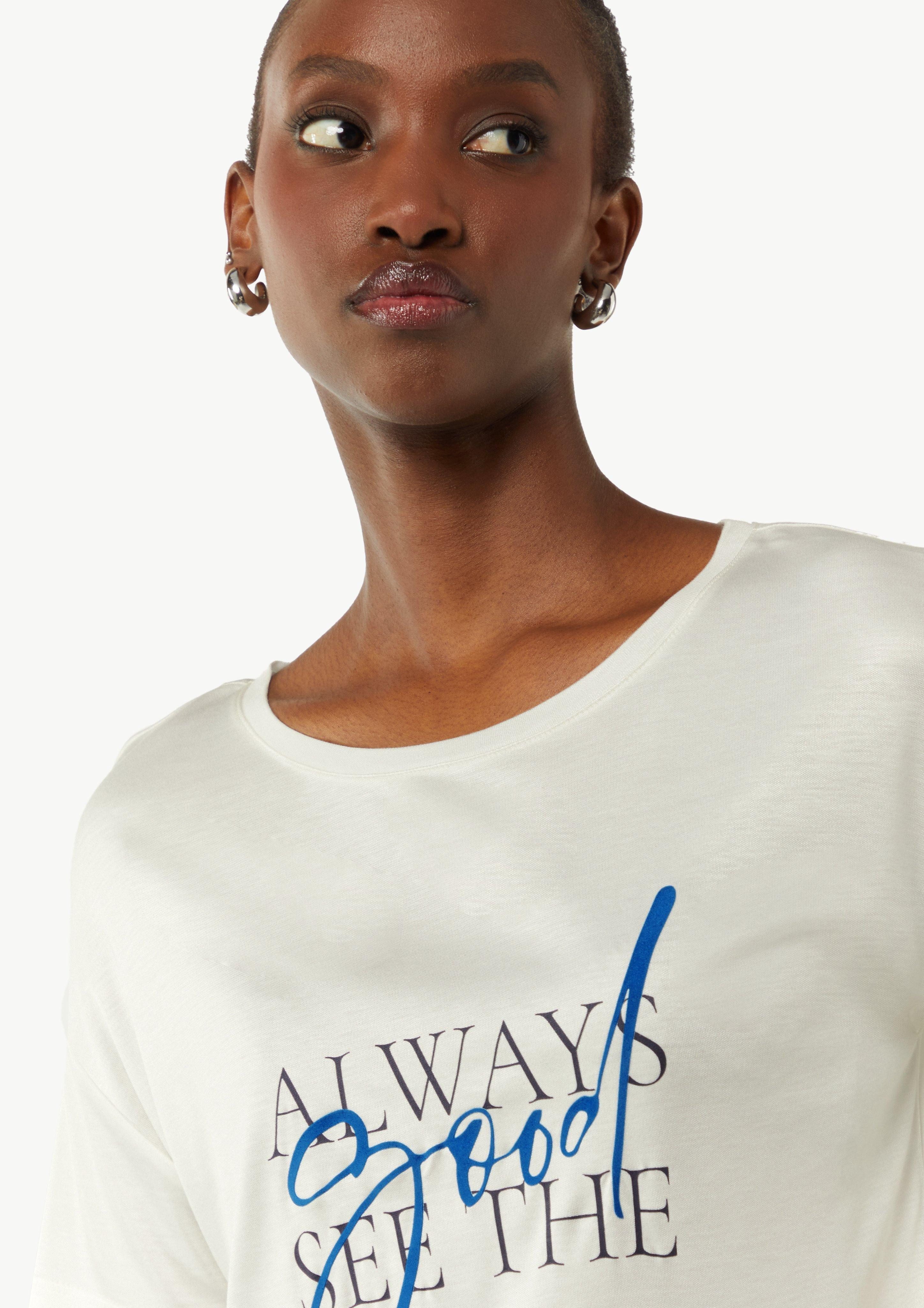 Comma Kurzarmshirt Jersey-T-Shirt im Relaxed Fit günstig online kaufen