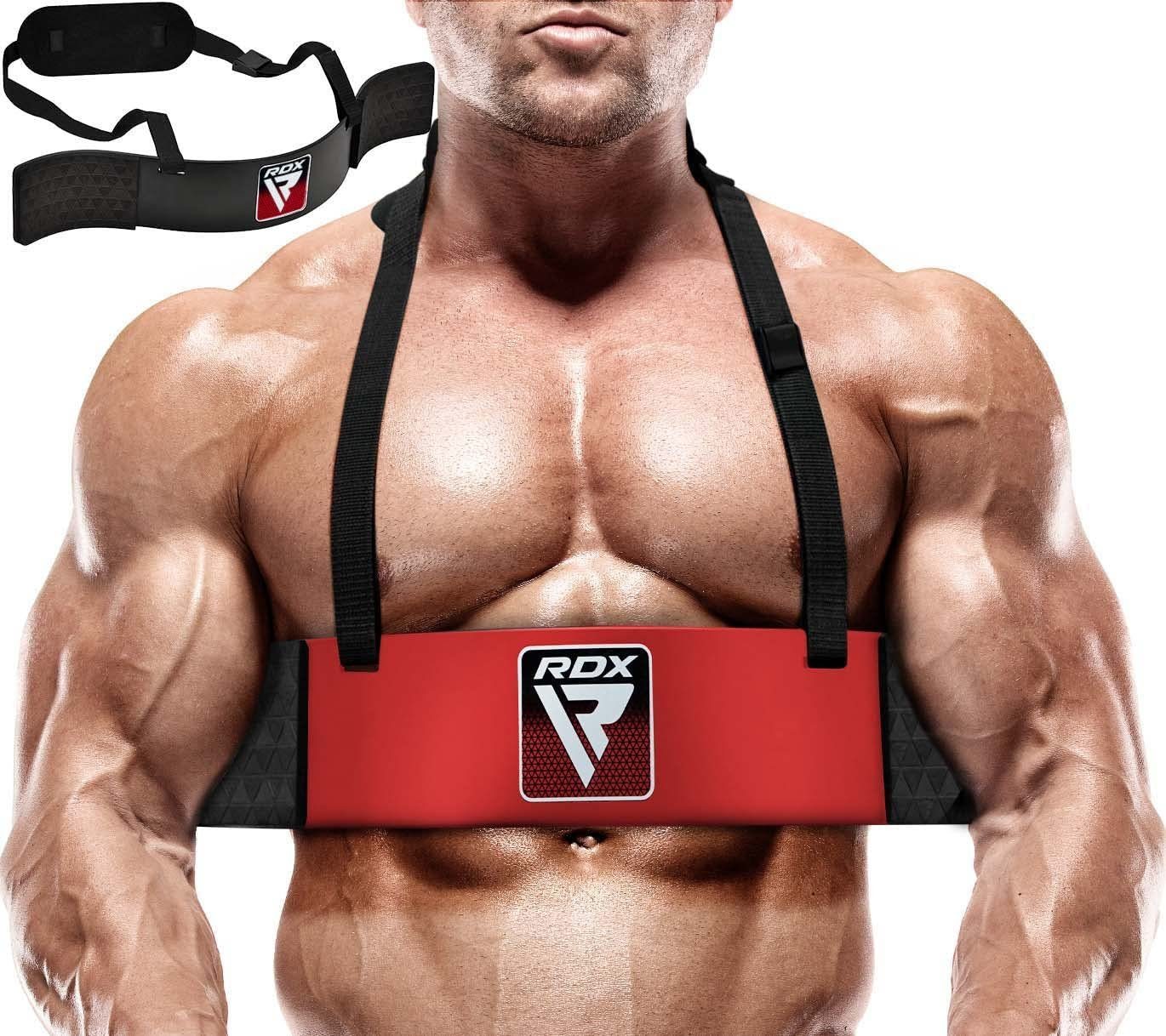 RDX Sports Gymnastikstäbe RDX Bizeps Isolator, 23 Zoll Curl Arm Blaster für Bizeps / Trizeps