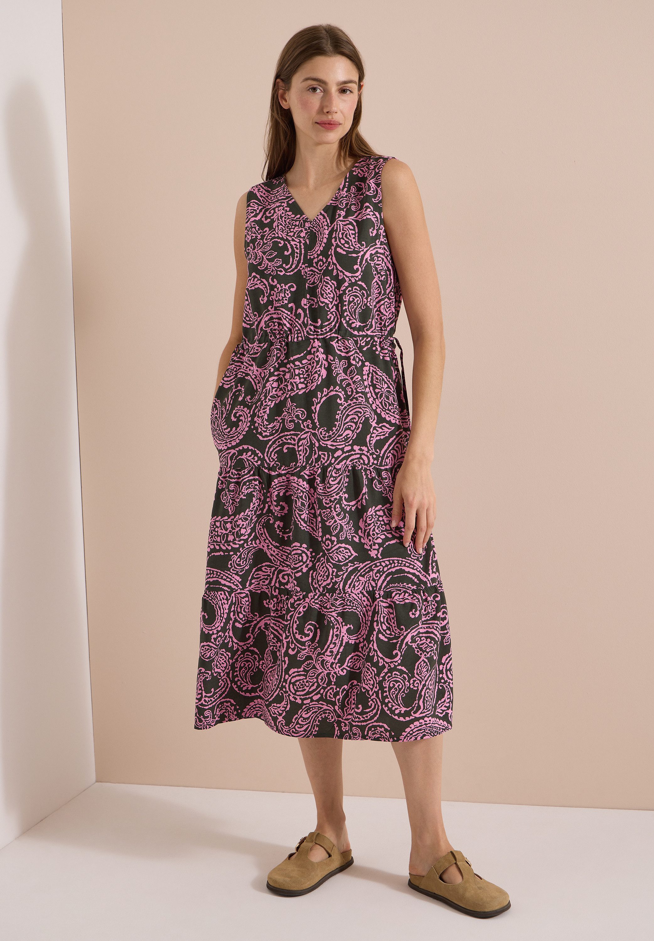 CECIL Midikleid mit allover Print