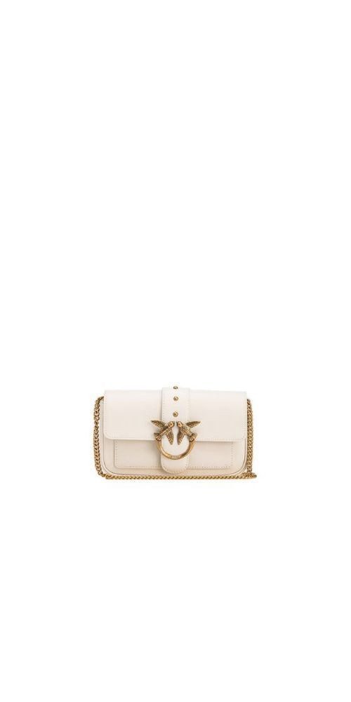 Handtasche Pinko Love Birds Umhängetasche weiß
