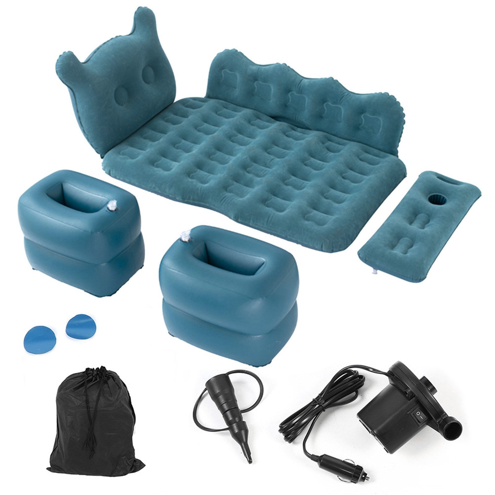 GARRYFIZH Luftmatratze Auto Luftmatratze Rückbank Bett Campingbett Luftbett mit Pumpe