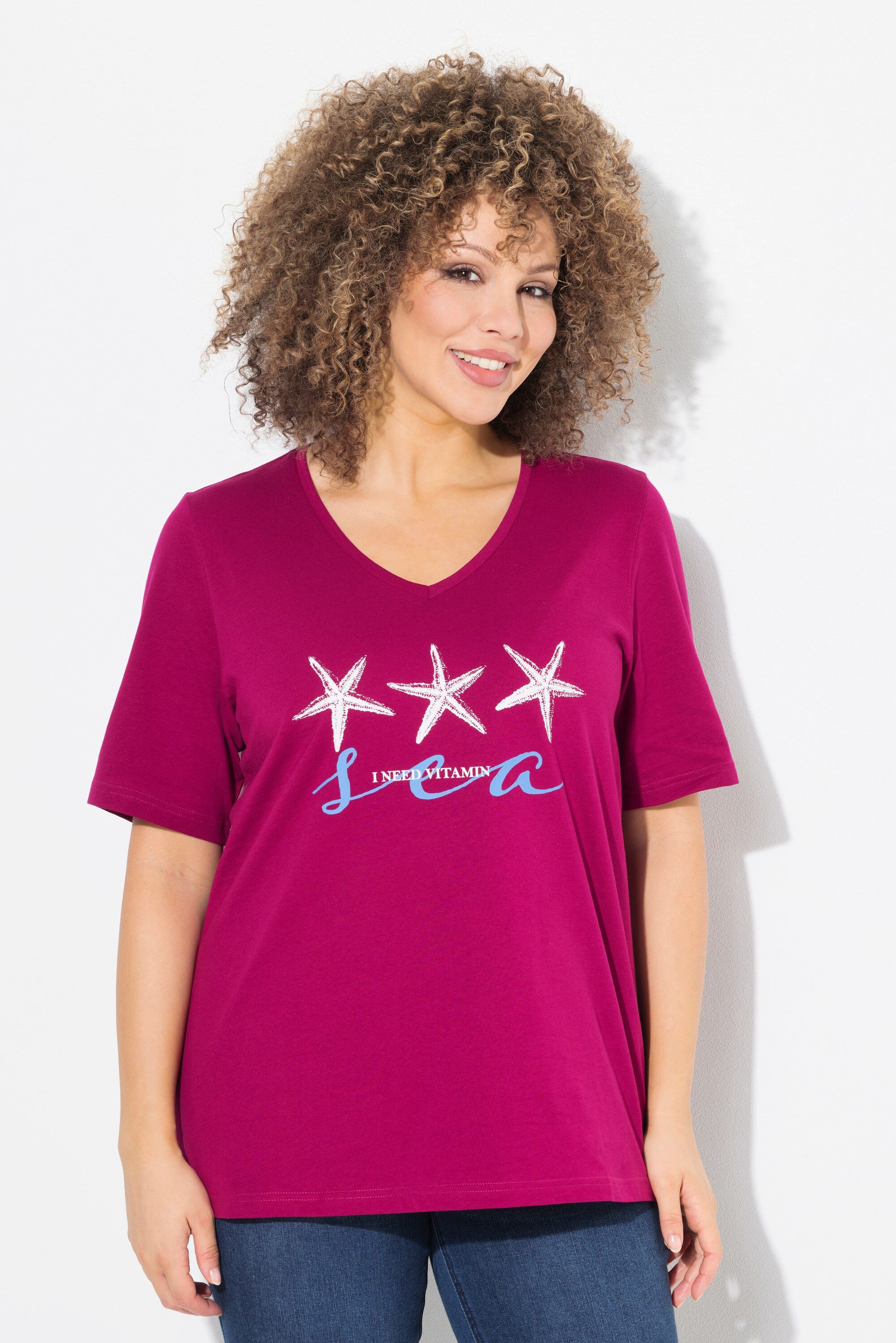 Ulla Popken T-Shirt T-Shirt Seestern Classic günstig online kaufen