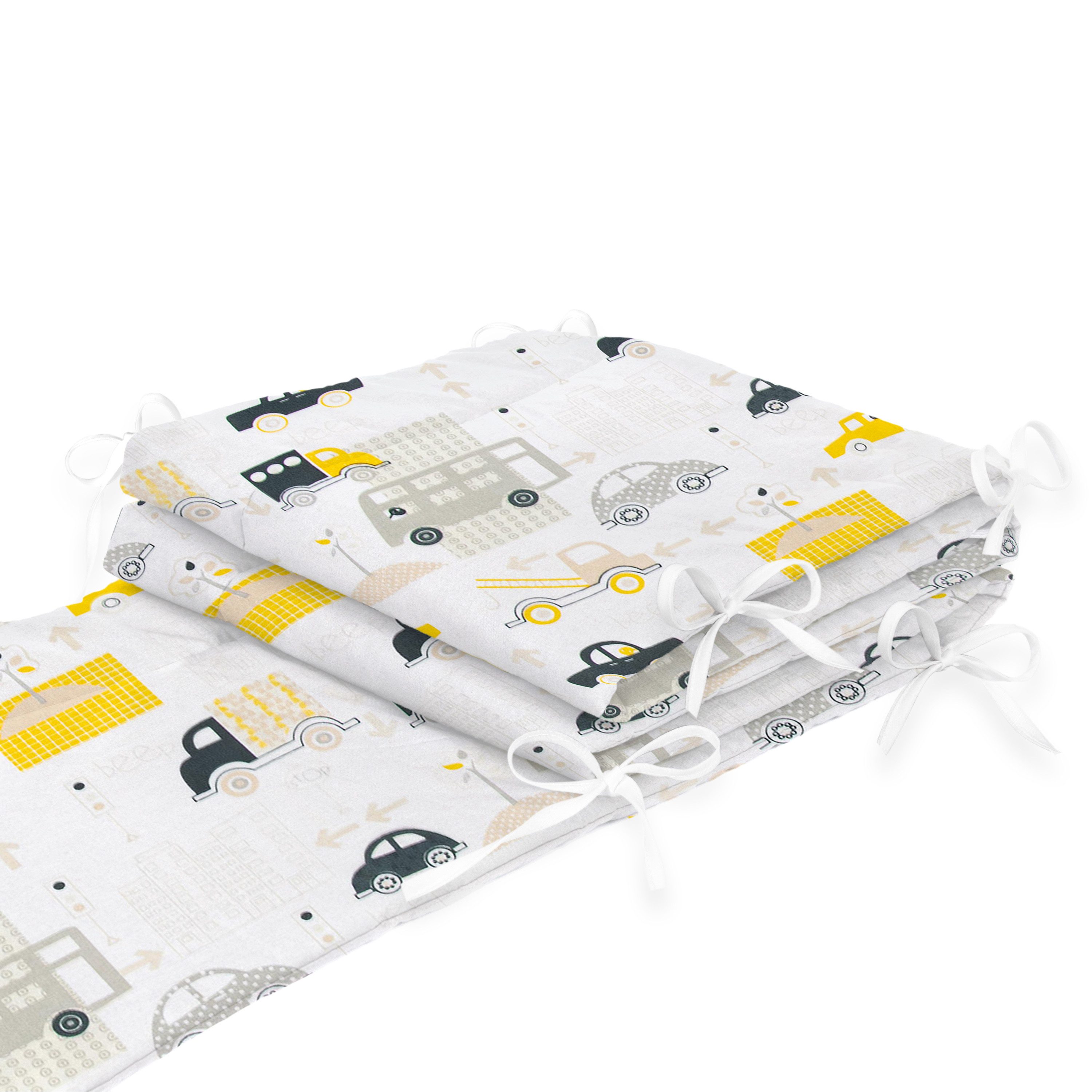 Amilian Bettnestchen - Bettumrandung 180x30 cm für Kinderbett 120x60 geeignet (Kopfschutz), (Nestchen, Kantenschutz), Umrandungen