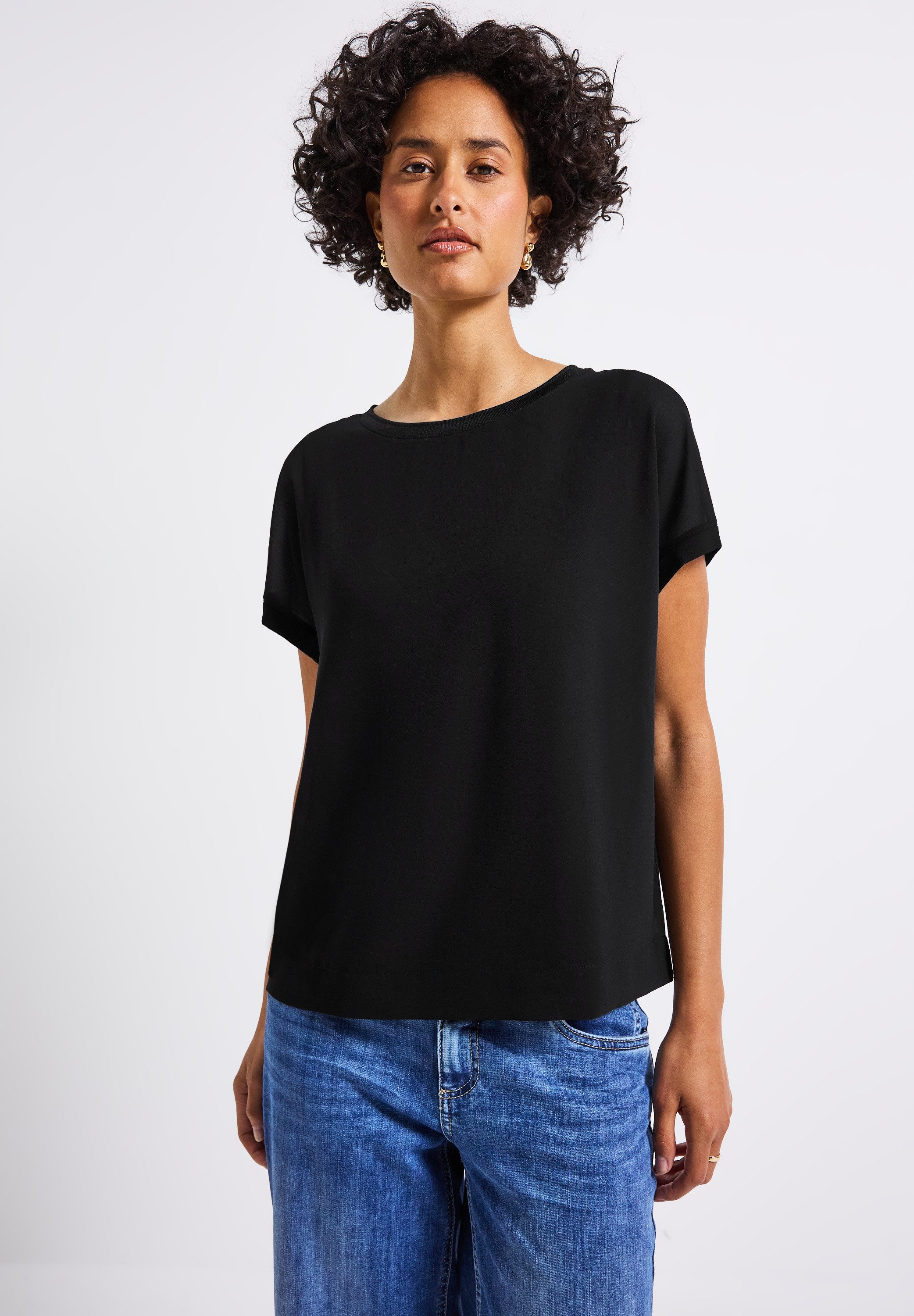 STREET ONE T-Shirt aus softer Viskose