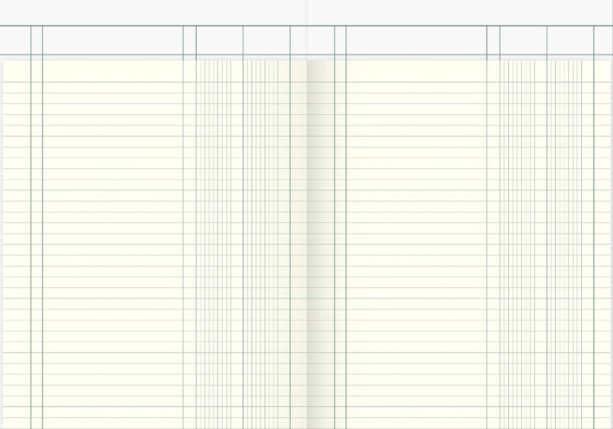 Thumbnail - König & Ebhardt Notizbuch Geschäftsbuch A4 2 Spalten Kopfleiste 40 Blatt.