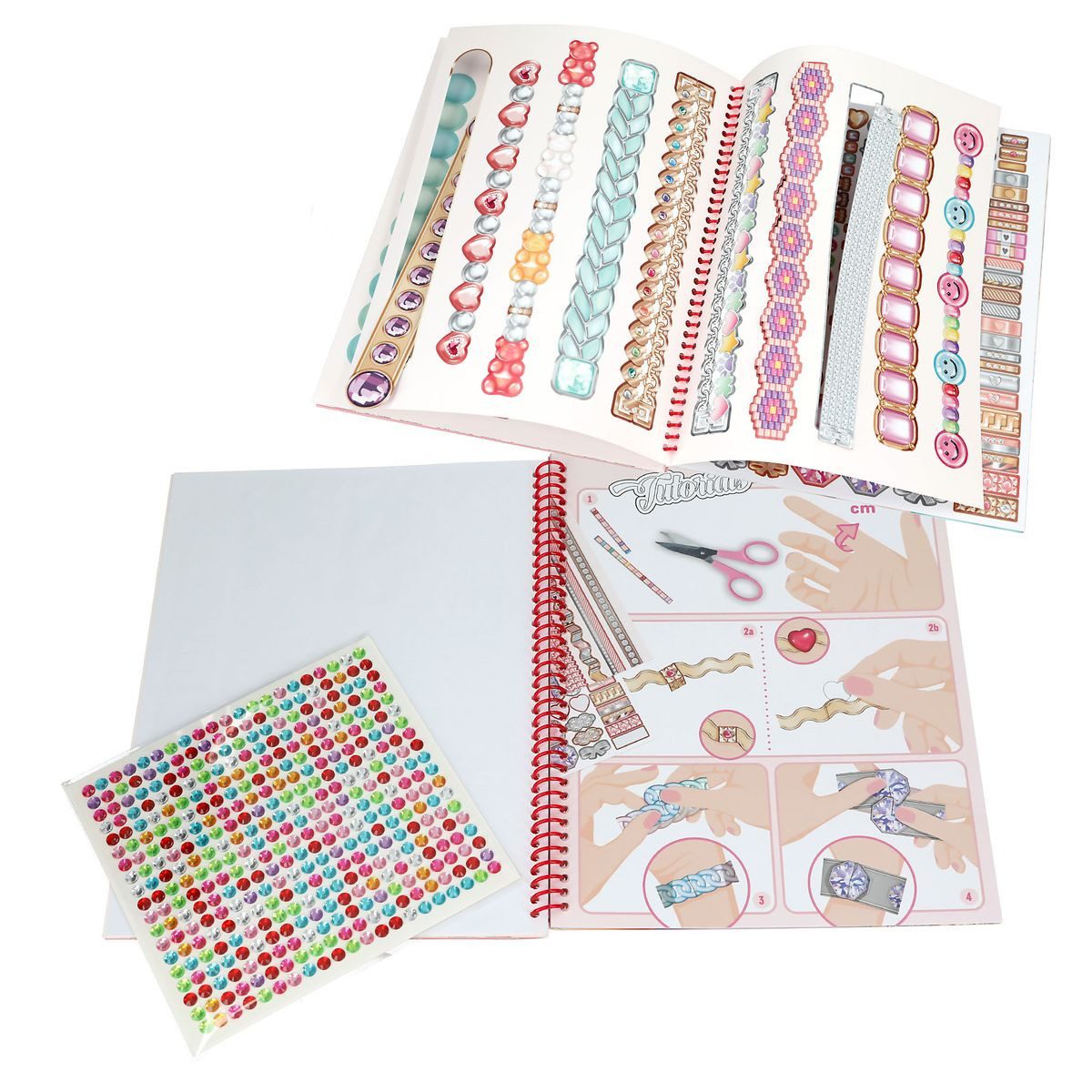 TOPModel Stickerbuch TOPModel Malbuch Create your Bling Bling Schmuck