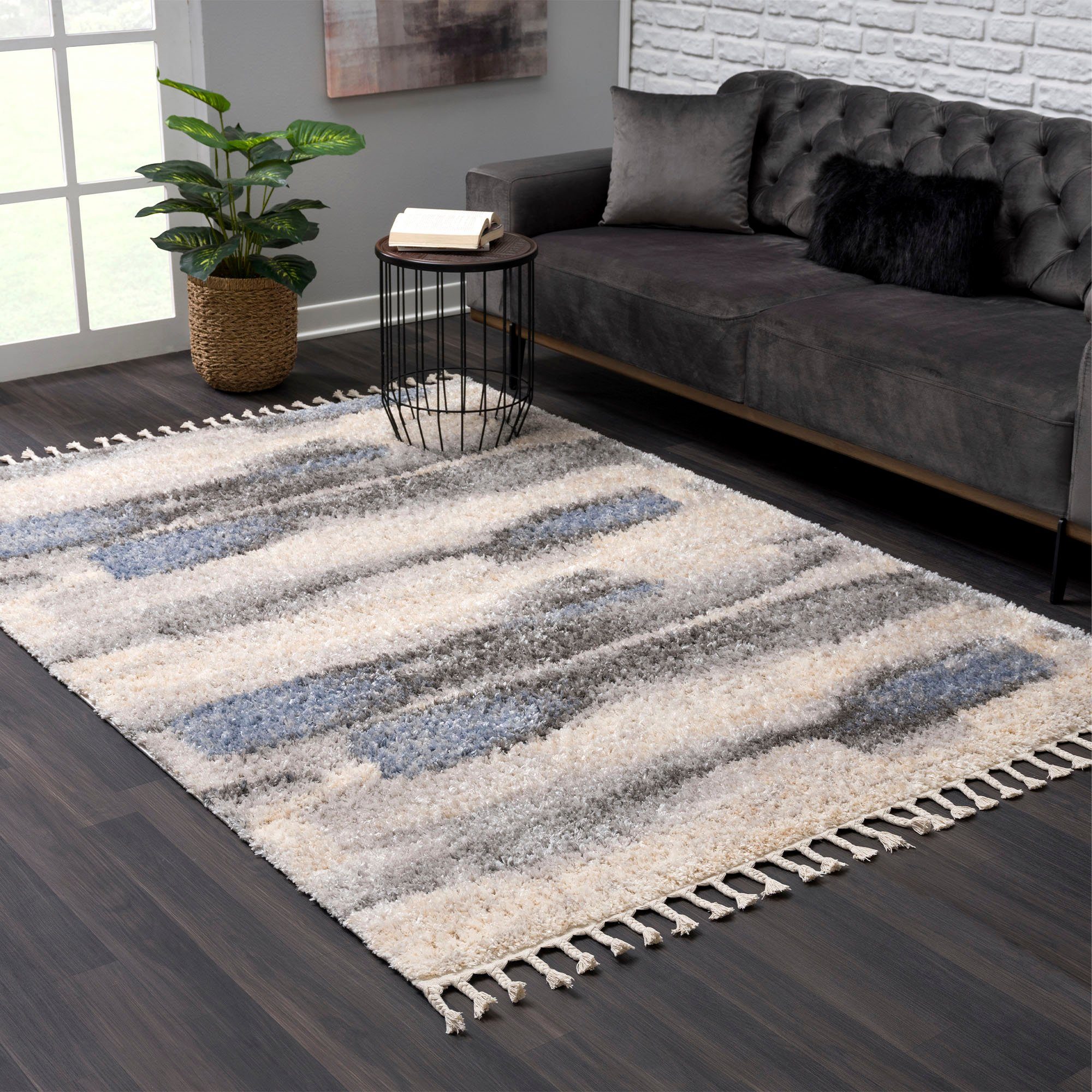 Sanat Hochflor-Teppich Versay 1506, rechteckig, Höhe: günstig online kaufen