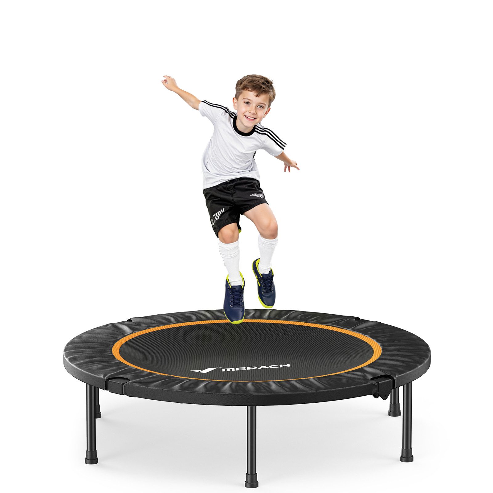 Fitnesstrampolin Fitness Trampolin, klappbar, leise und robuste, Trampoline bis 150 kg