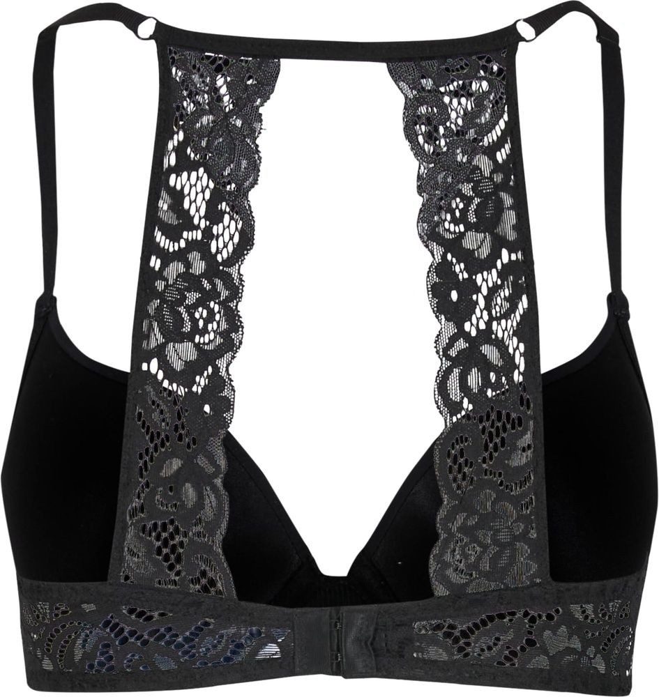 URBAN CLASSICS Bügel-BH Ladies Padded Bra With Lace Back