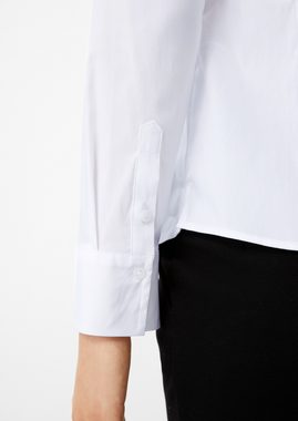 Comma Langarmbluse Bluse aus Baumwollstretch