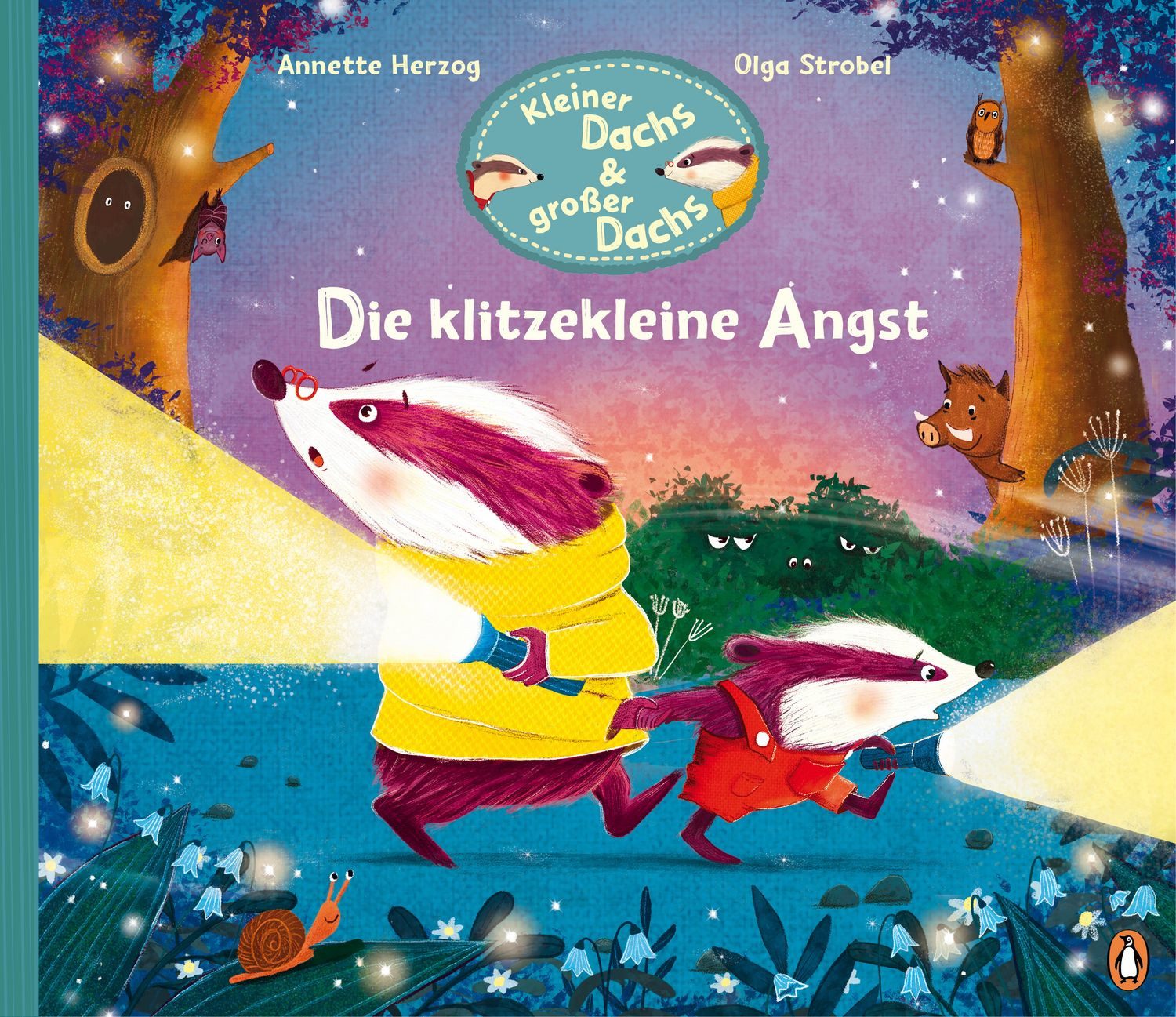 Kleiner Dachs & großer Dachs - Die klitzekleine Angst Ein Bilderbuch ü / Annette Herzog, Ein Bilderbuch über Mut für Kinder ab 3, X