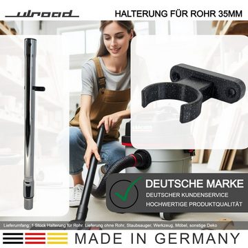 ULROAD Staubsaugerrohr-Adapter Wandhalterung 35mm Staubsauger Rohr Staubsaugerrohr Halterung Zubehör, Zubehör für Miele S8, Miele S7, Miele S6, Miele S8340, Miele C1, Miele C2, Miele C3, etc, für Kärcher Miele Siemens Einhell Parkside Bosch