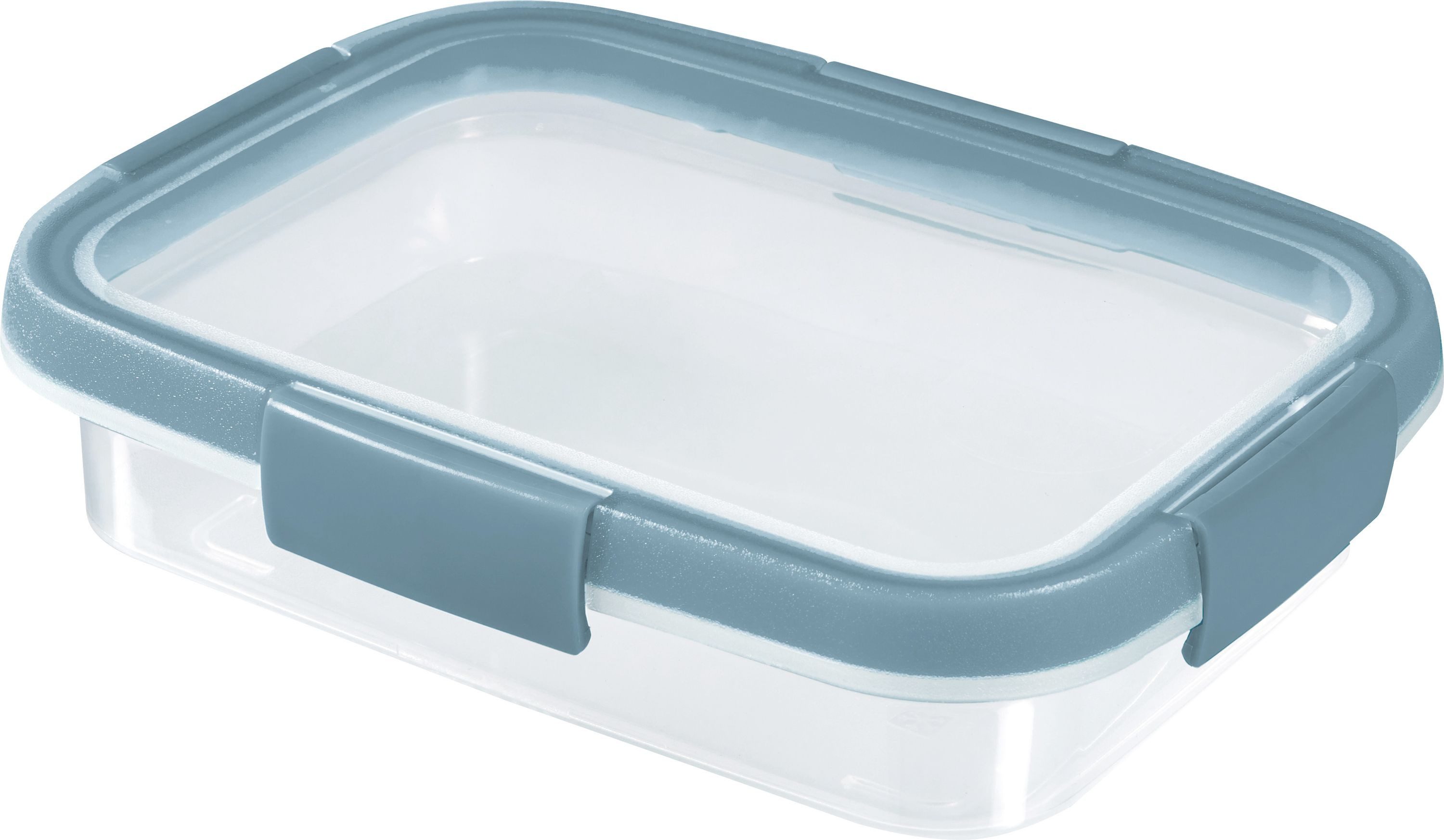 Curver Vorratsdose Smart Fresh Eco Frischhaltedose 0,7L transparent blau, Recyceltes Polypropylen, (1-tlg), Luftdicht mit Clip-Verschluss