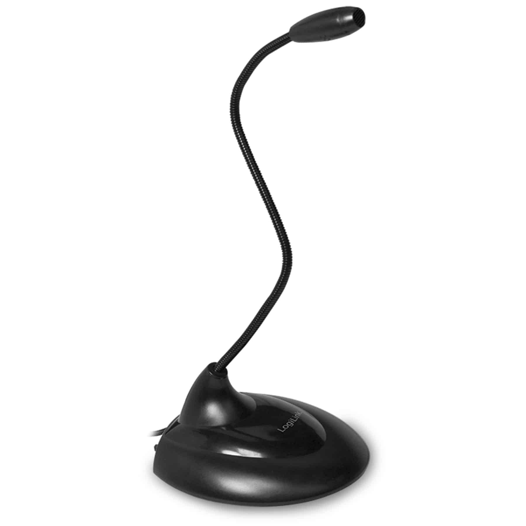 LogiLink Standmikrofon LOGILINK Computer-Mikrofon HS0047, 3,5 mm Klinkenstecker