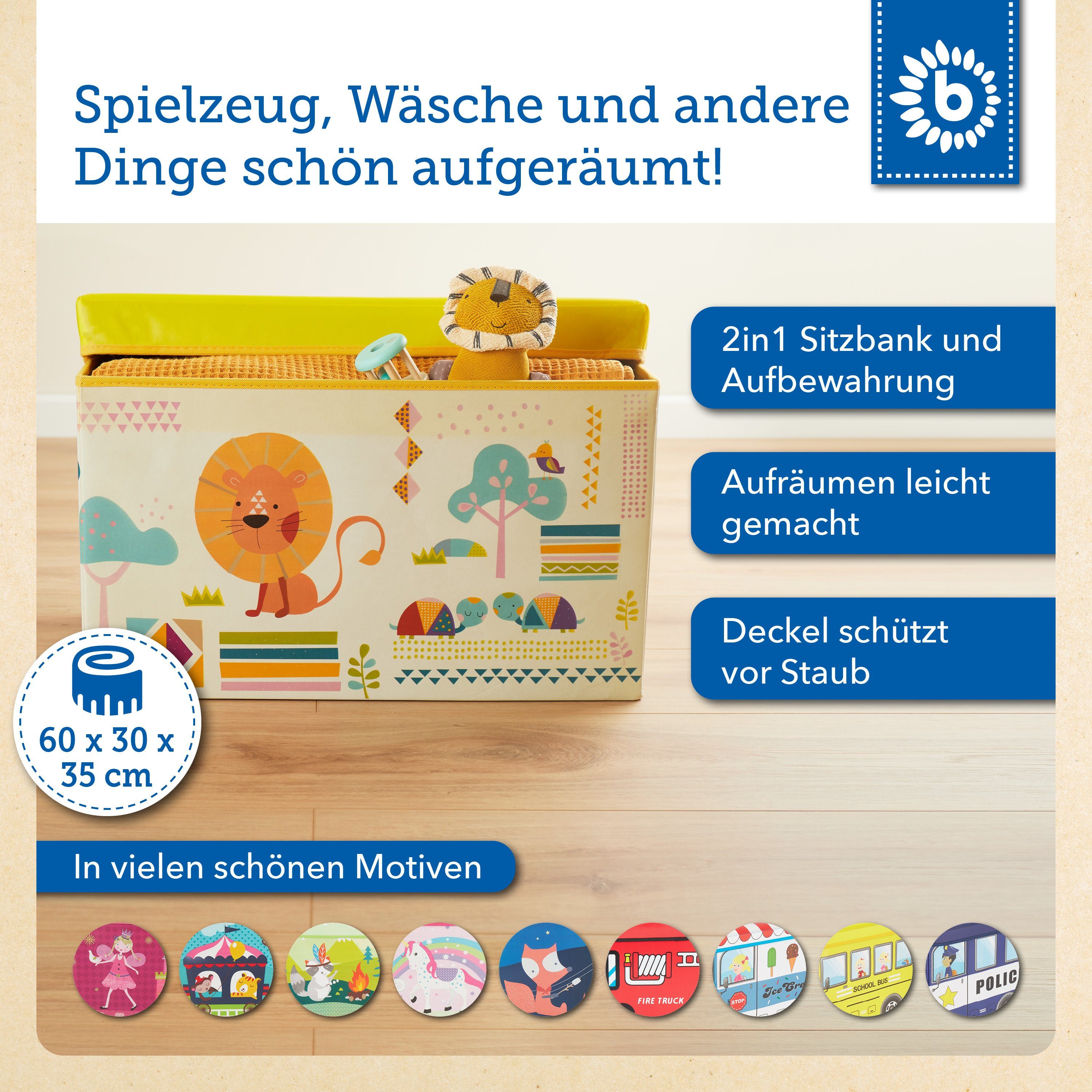 BIECO Spielzeugtruhe Bieco Kinder Aufbewahrungsbox mit günstig online kaufen