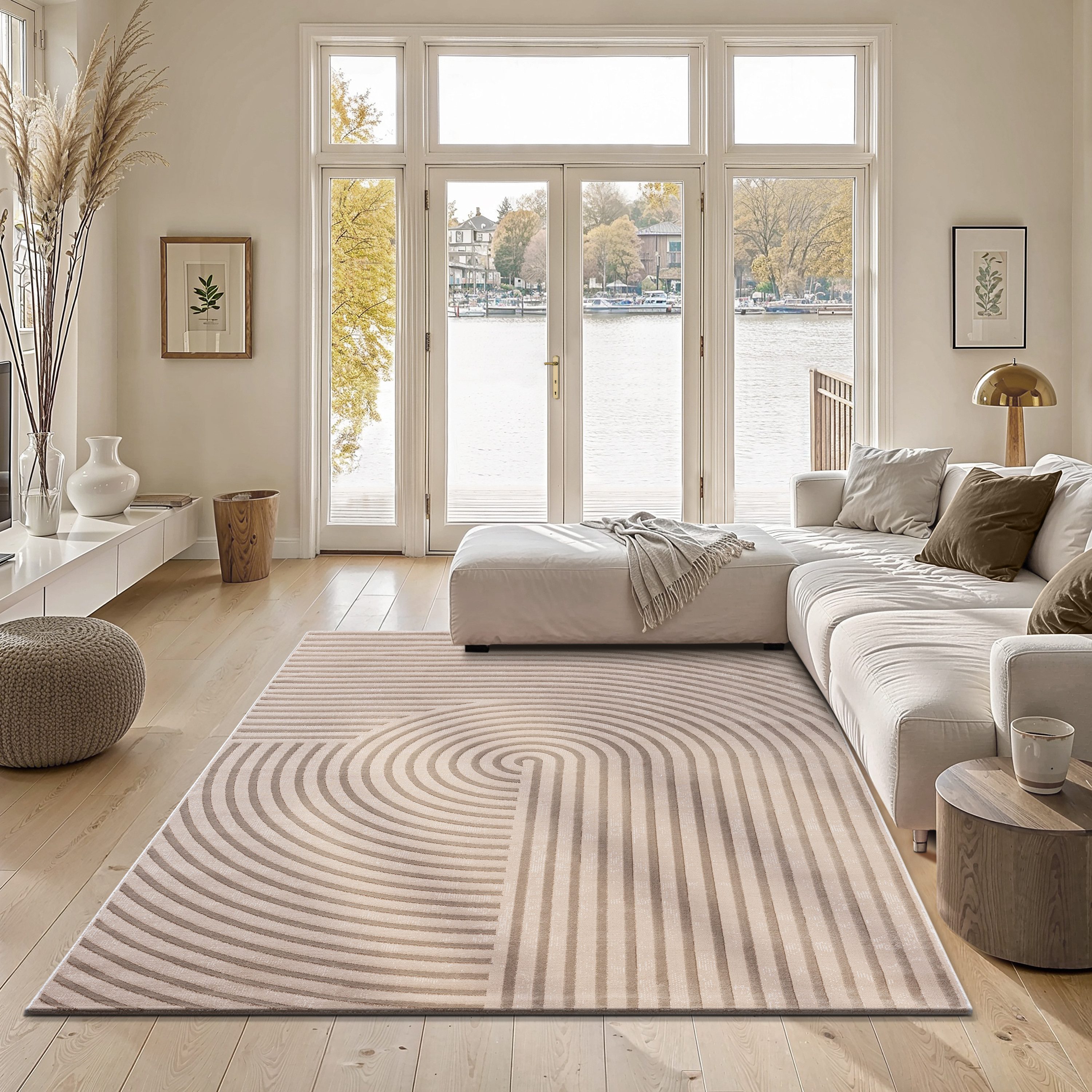 the carpet Teppich Knight, rechteckig, Höhe: 12 mm, moderner Wohnzimmer Teppich elegant glänzender Flor