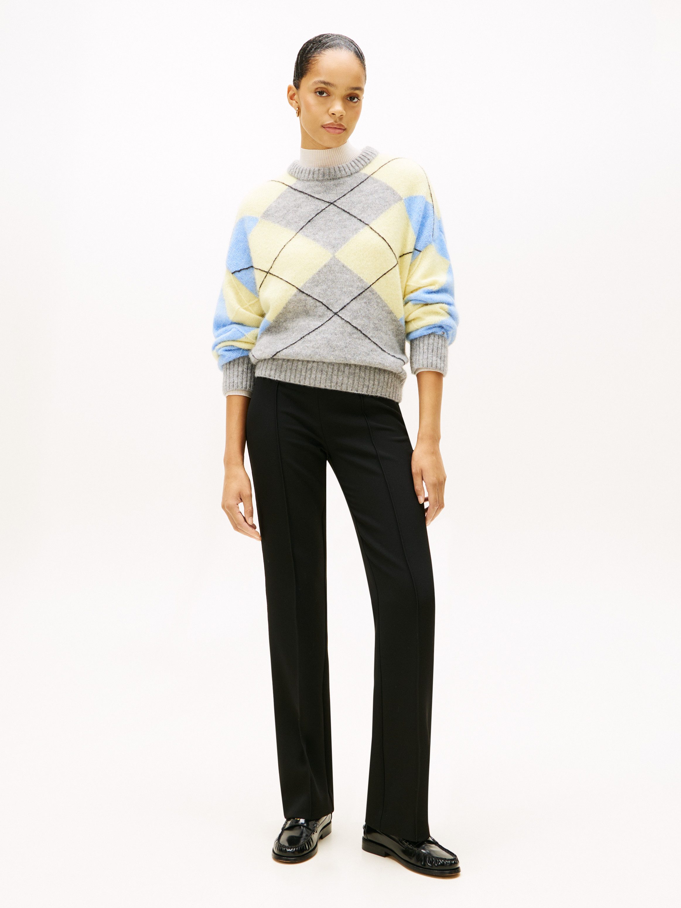 Tommy Hilfiger Anzughose PUNTO KICK FLARE PANT in ausgestellter Form