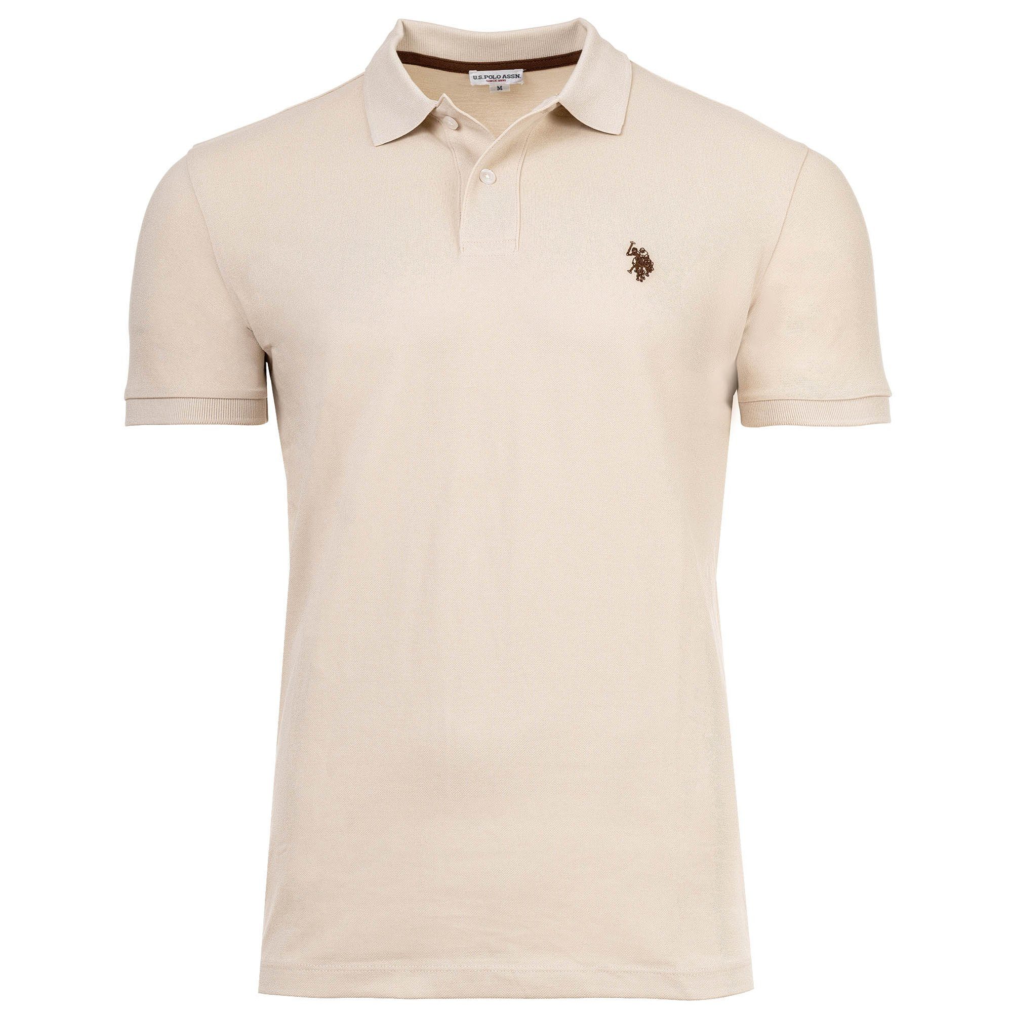 Poloshirt Herren Poloshirt Baumwolle Carded Piquet