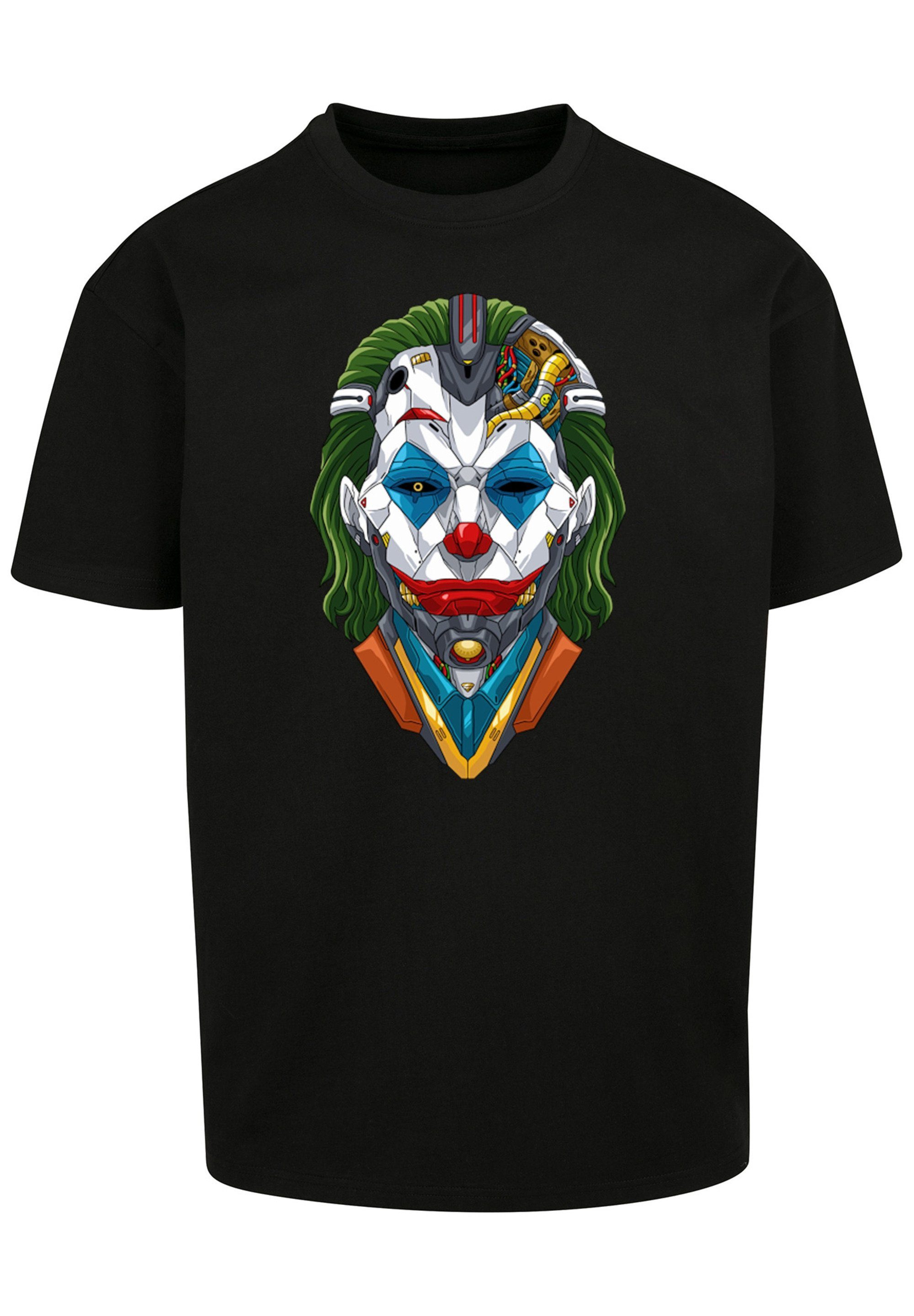 Print F4NT4STIC Joker T-Shirt schwarz Cyberpunk STYLES CYBERPUNK