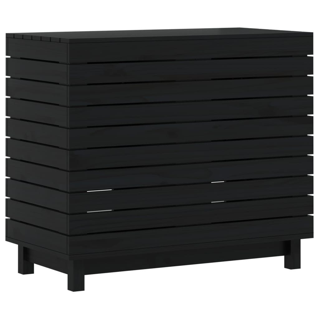 vidaXL Wäschekorb Wäschetruhe 88,5x44x76 cm Massivholz günstig online kaufen