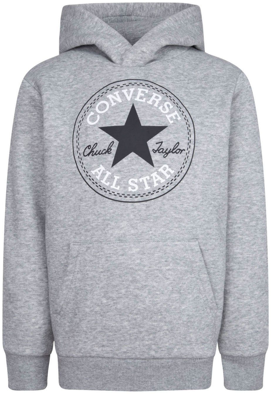 Converse Kapuzensweatshirt für Kinder dark grey heat | Sweatshirts