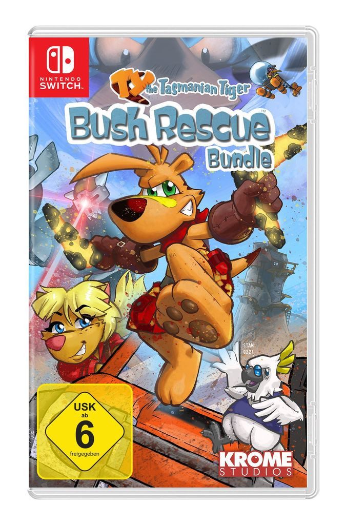 TY the Tasmanian Tiger Bush Rescue Bundle Nintendo Switch