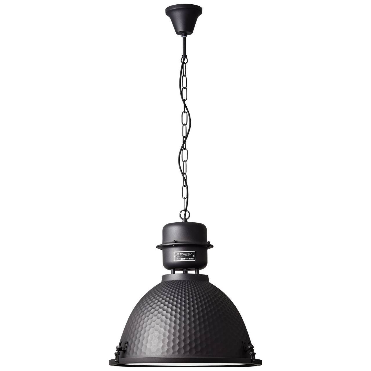 Kiki Lampe geeig 1x schwarz A60, Pendelleuchte 60W, 48cm Kiki, Brilliant korund E27, Pendelleuchte