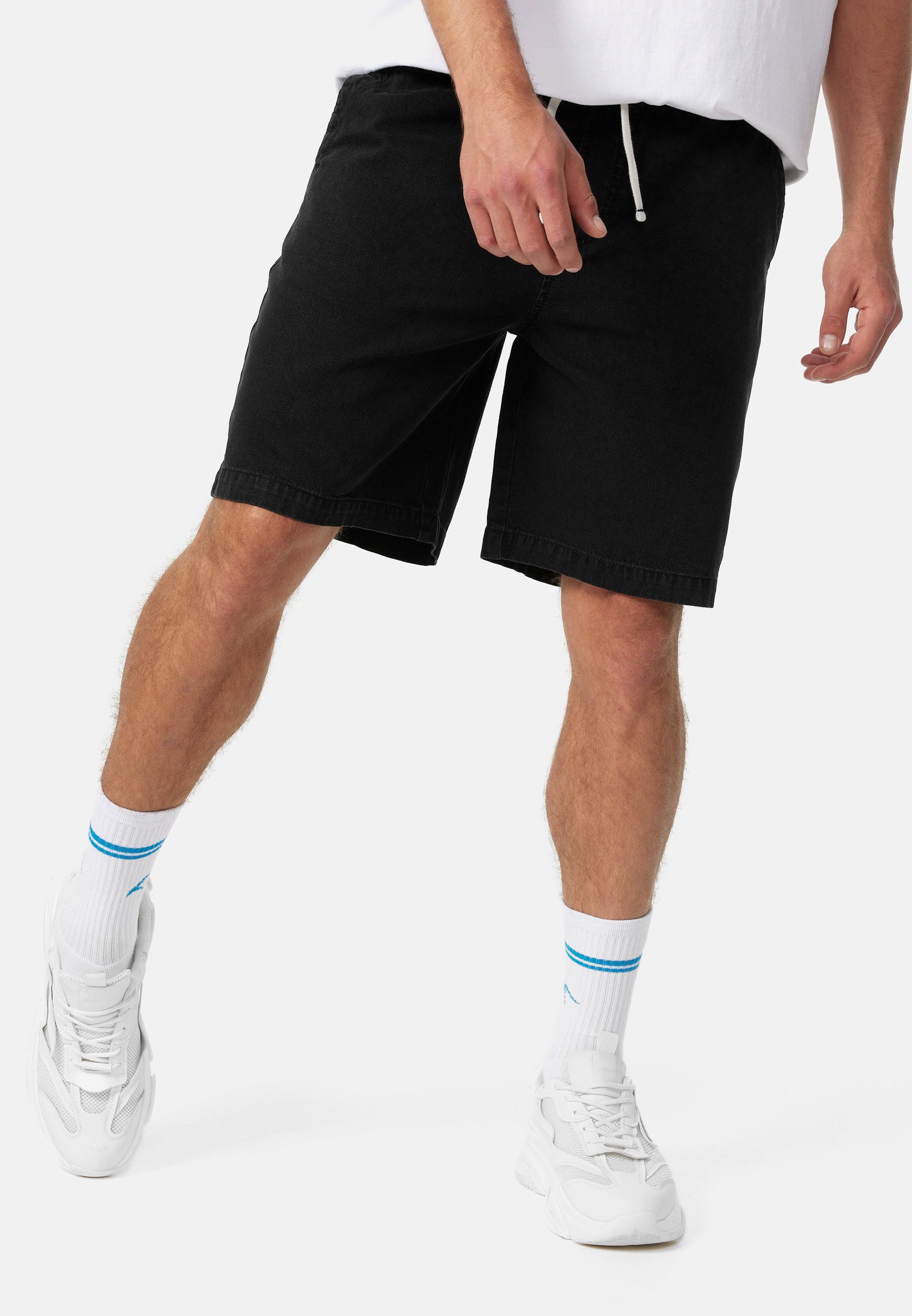 Indicode Jeansshorts Herren INYosemite Jeans Shorts Herrenshorts aus 100 % Baumwolle