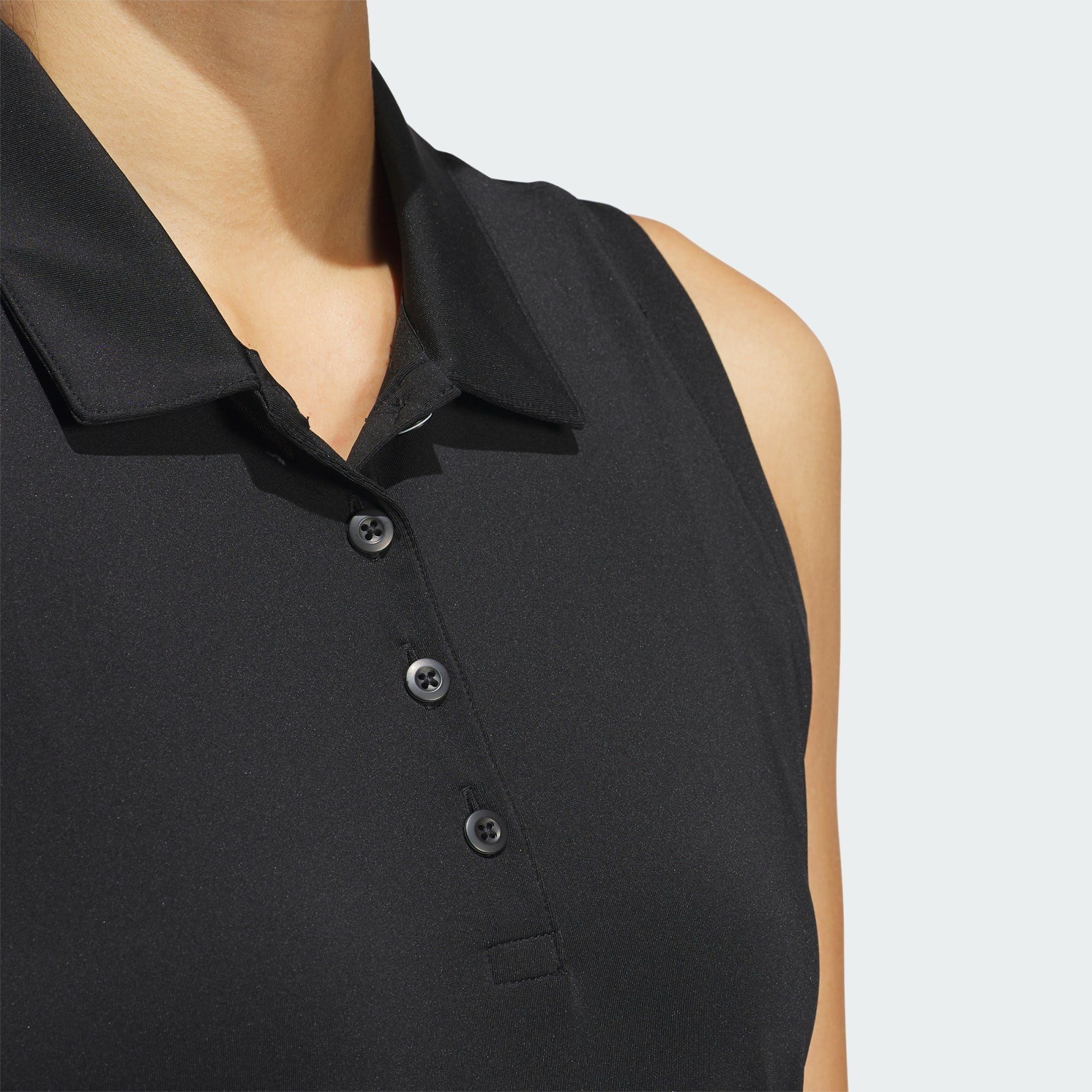 Poloshirt SLEEVELESS Black POLO ULTIMATE365 SHIRT SOLID Performance adidas