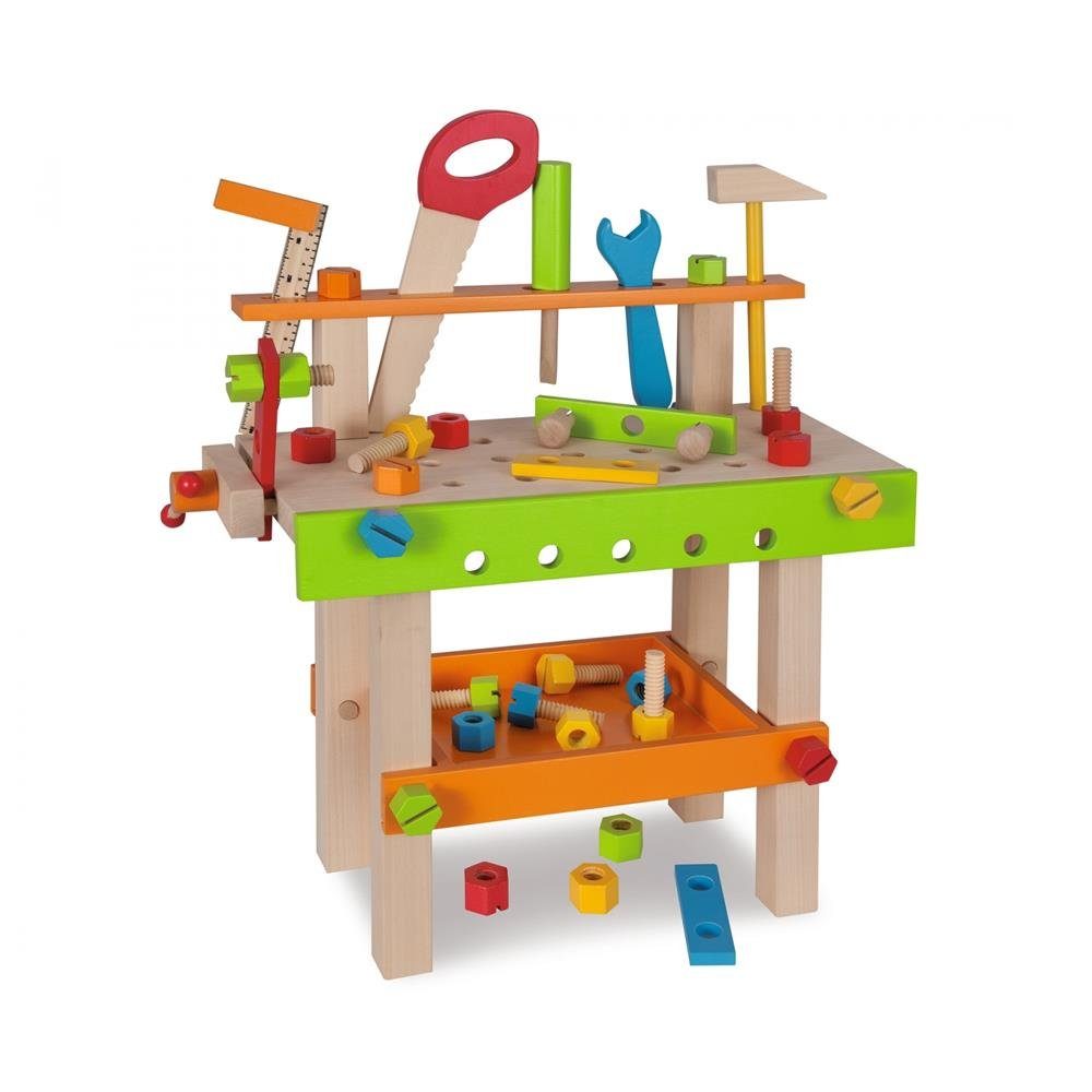 Eichhorn Spielwerkbank Werkbank mit Zubehör, (44-tlg), Rollenspielzeug, Holzspielzeug für Kinder ab 3 Jahren. € 39,79