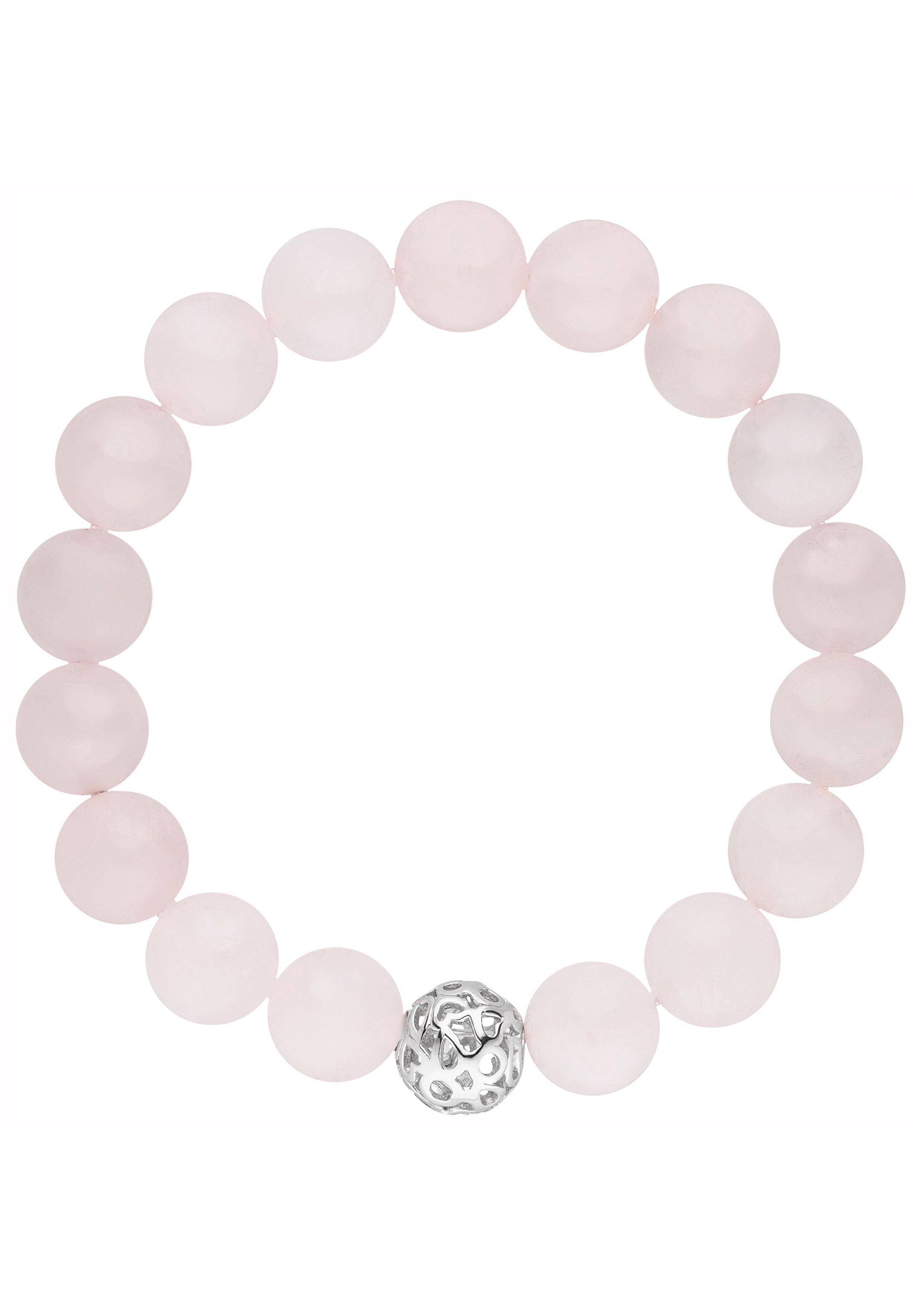 JOBO Armband, mit Rosenquarz und 925 Silber günstig online kaufen