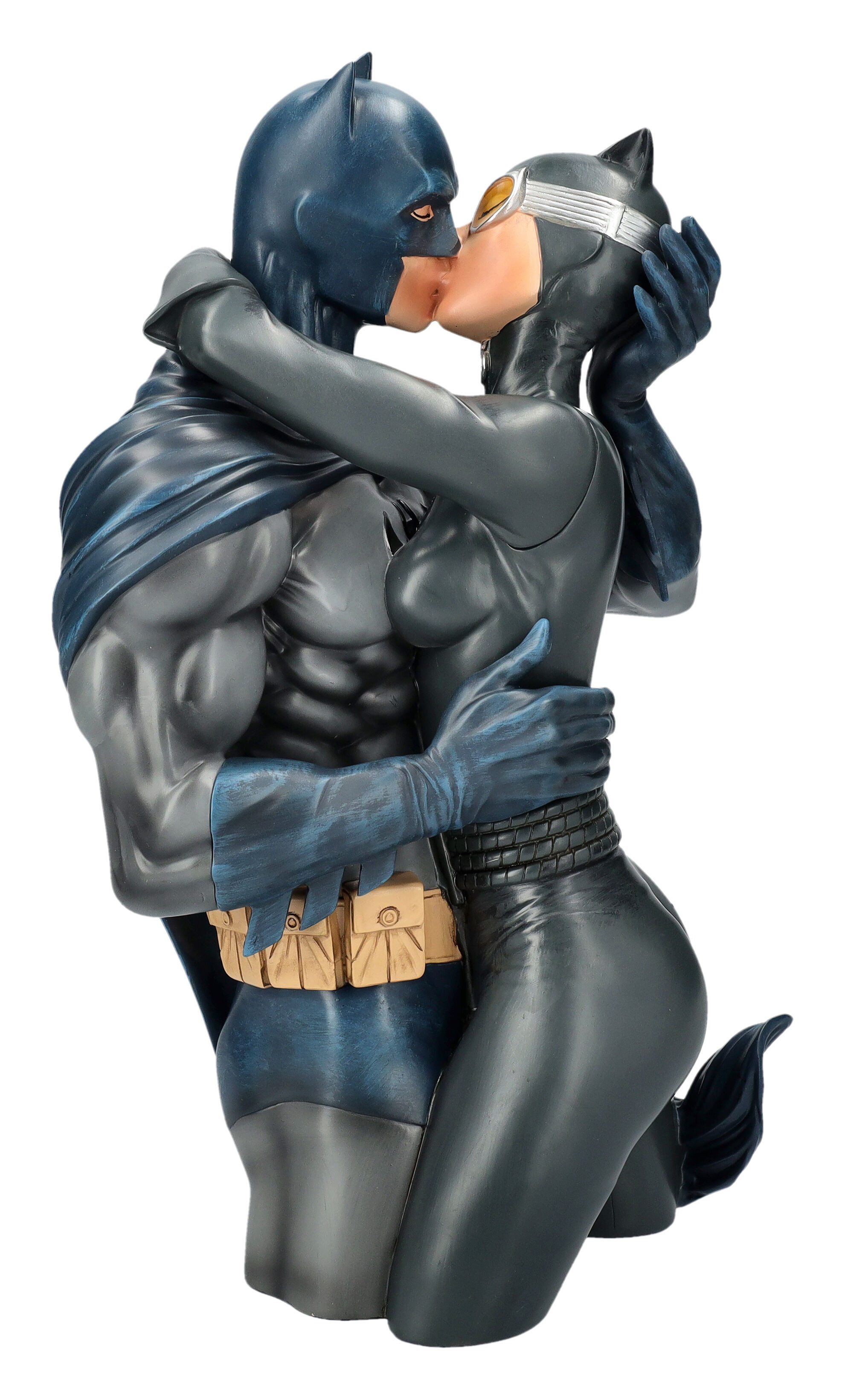 Figuren Shop GmbH Dekofigur DC Sammelbüste - Batman & Catwoman küssend - Merchandise Dekofigur