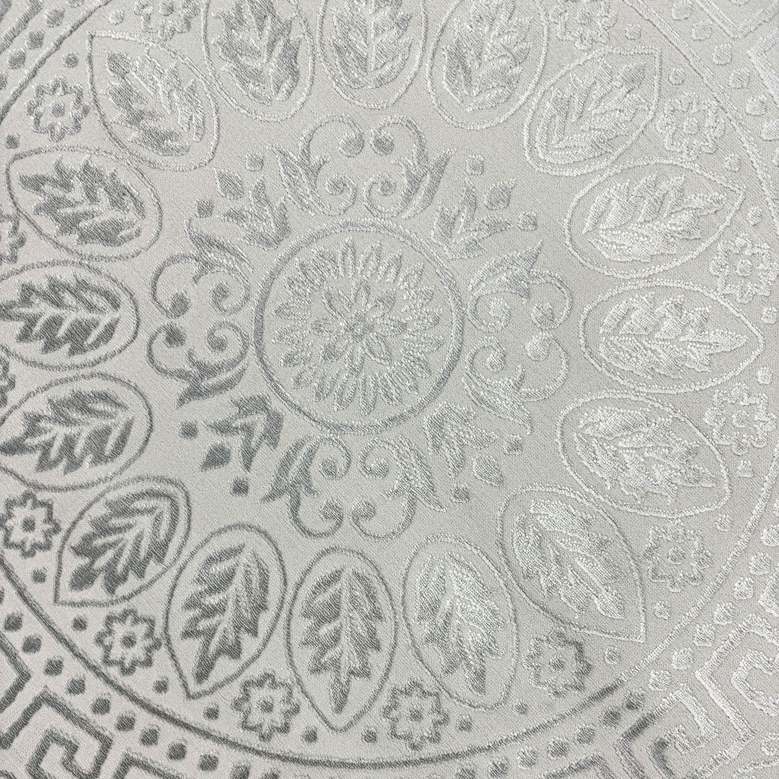TeppichHome24 Designteppich Dekorative Motivstruktur, rechteckig, Höhe: 8 mm, pflegeleicht, strapazierfähig, für Fußbodenheizung geeignet – Bild 2 von 5