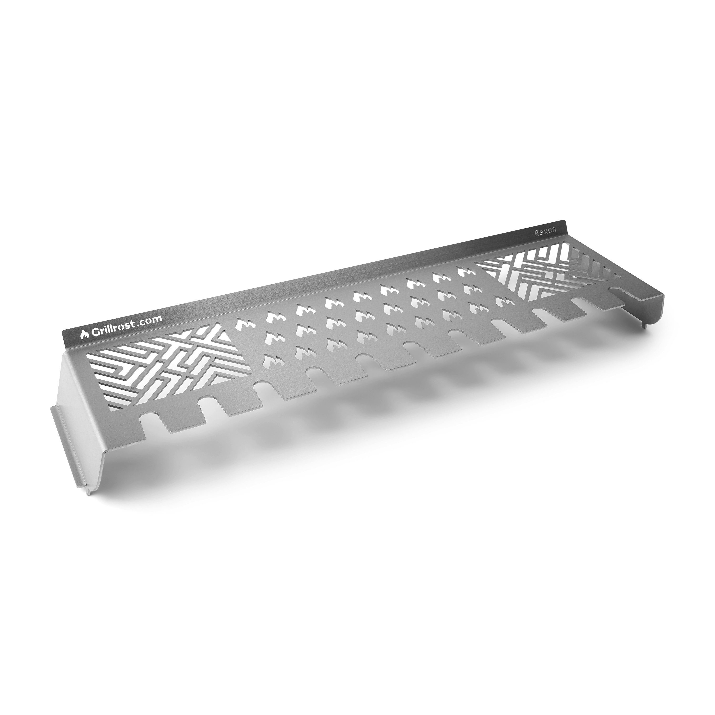 Grillrost.com BBQ Grillrost BBQ Edelstahl Warmhalterost für Landmann Rexon PTS 3, Made in Germany