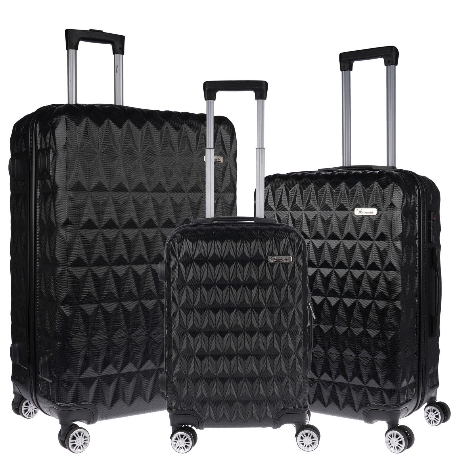 Weissmantel Koffer 3er Set, Hartschalenkoffer, Trolley, günstig online kaufen