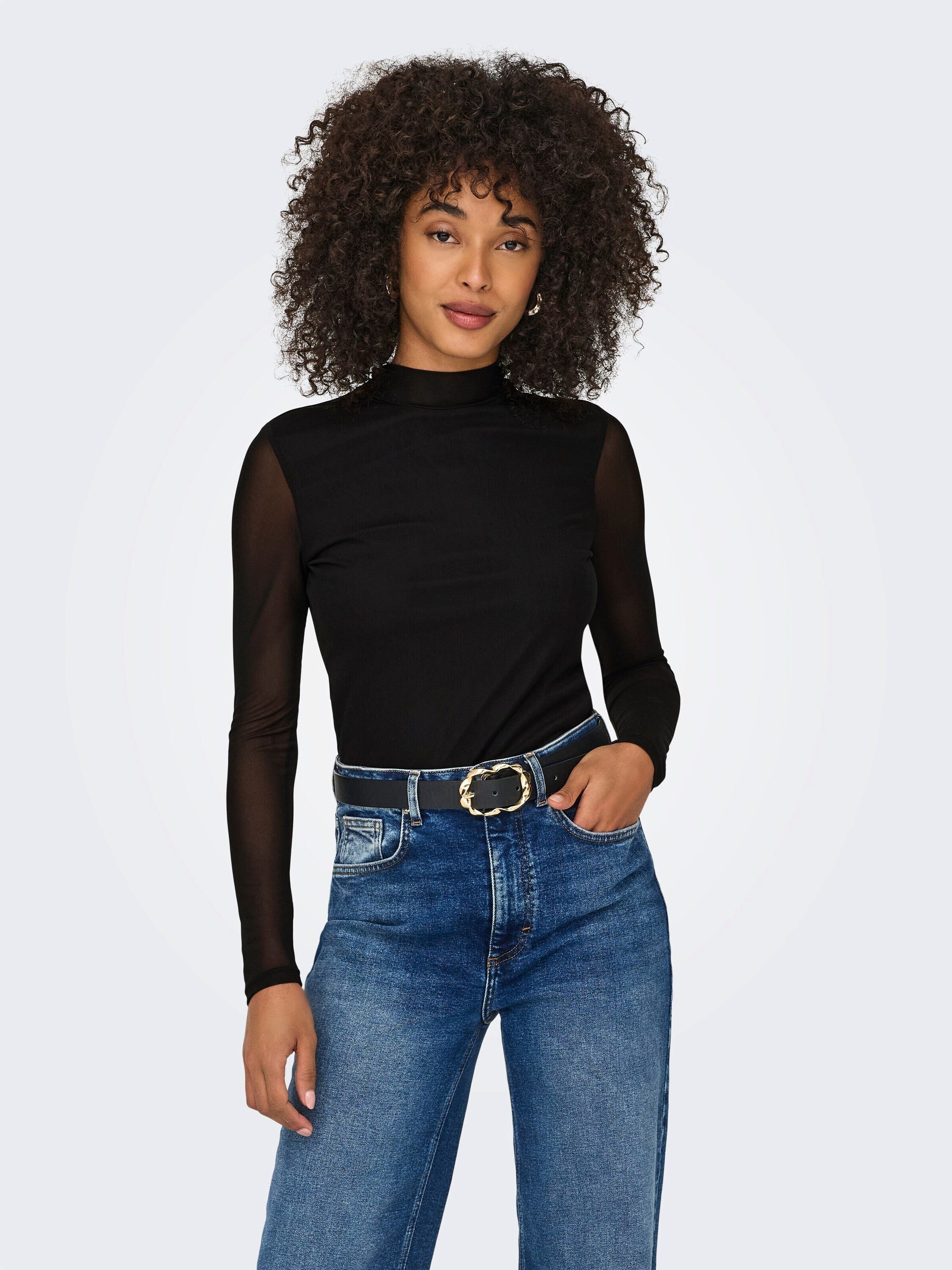 ONLY Langarmshirt ONLERICA LIFE MESH L/S günstig online kaufen
