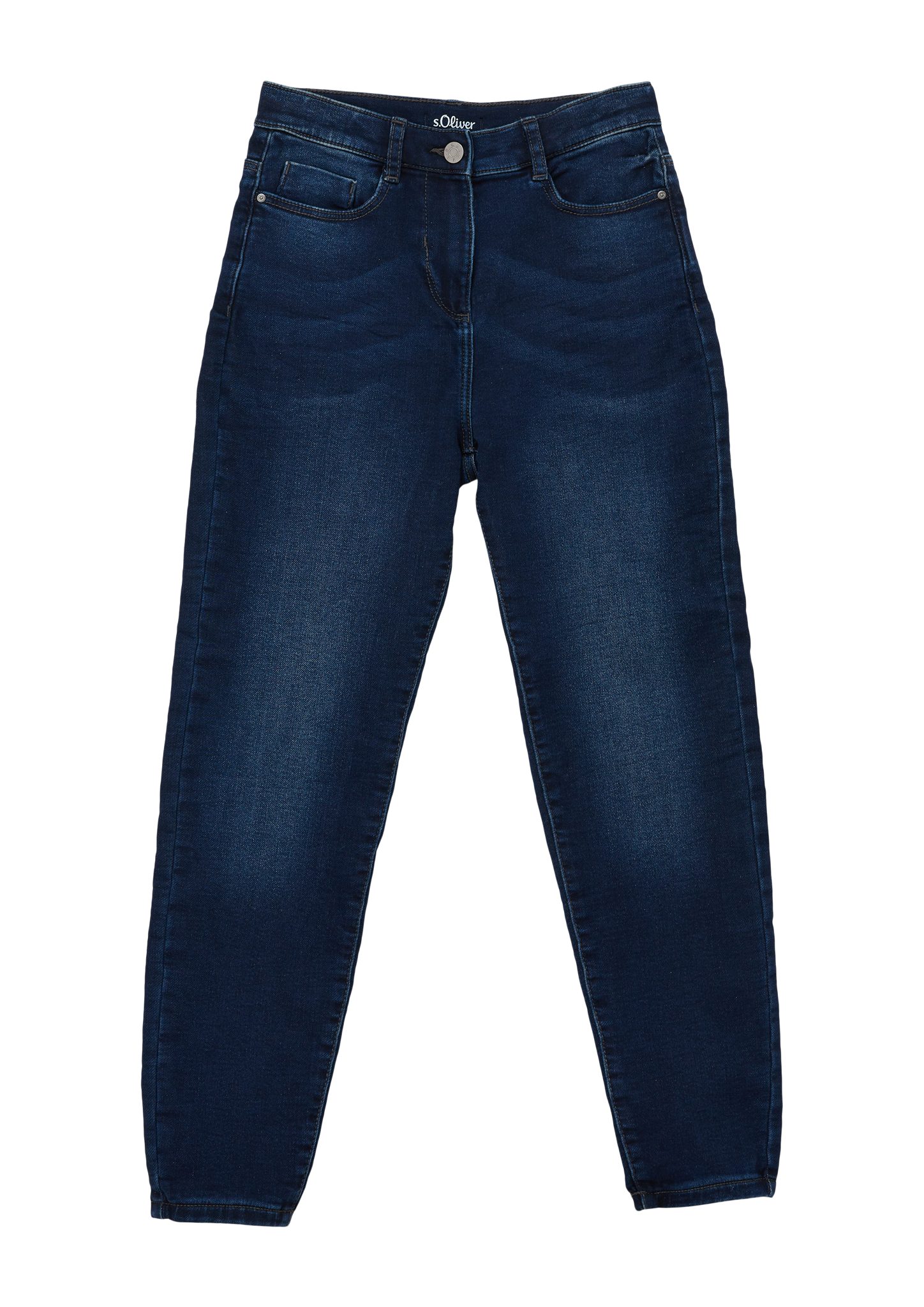 Mom / Rise s.Oliver High / Jeans Tapered Relaxed Fit Leg Waschung Stoffhose /