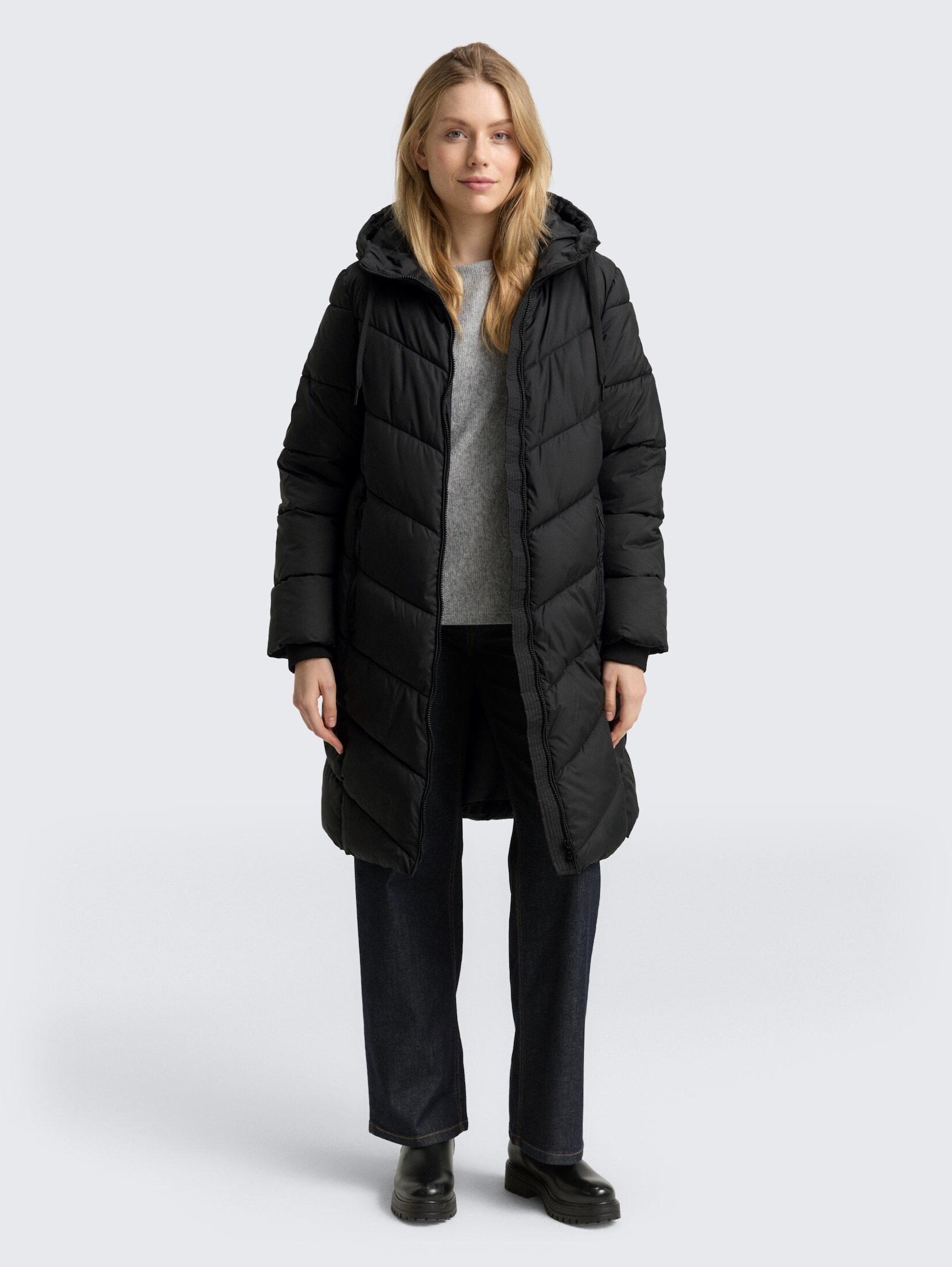 TOM TAILOR Steppmantel Jacken Puffer-Mantel mit Kapuze