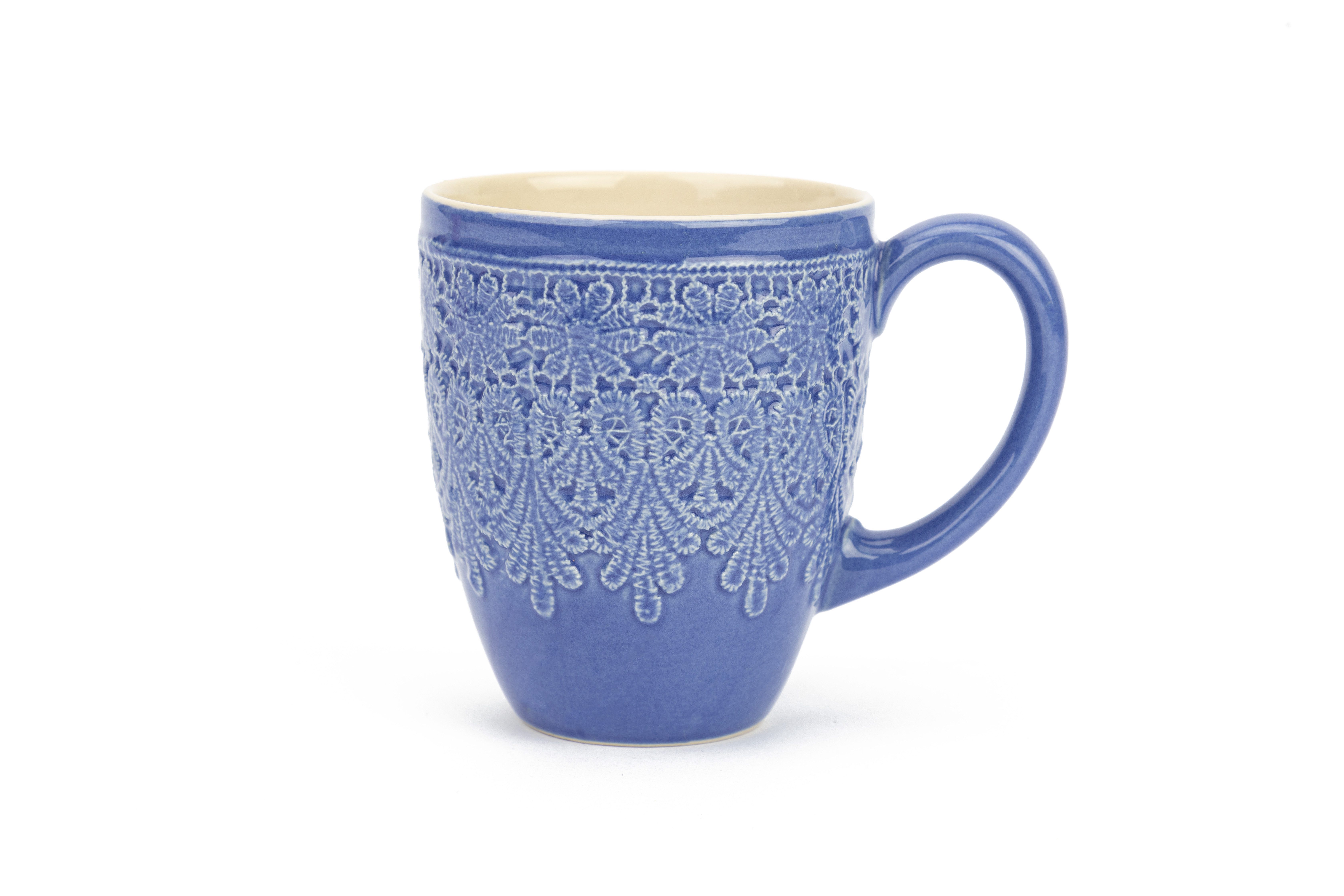 El Puente Becher Kaffeebecher "Bloom", Handmade, Keramik, Handmade