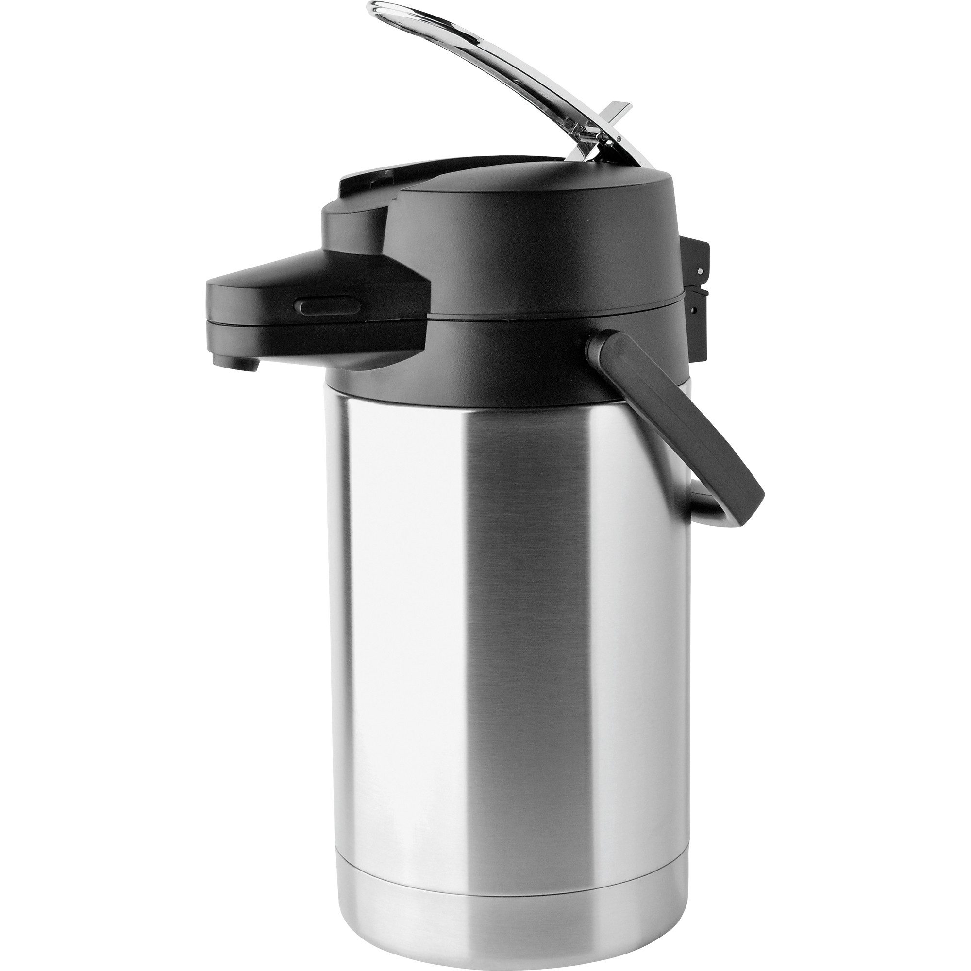 Helios Geschirr-Set Pumpkanne Coffeestation 8257 2,5l edelstahl/schwarz