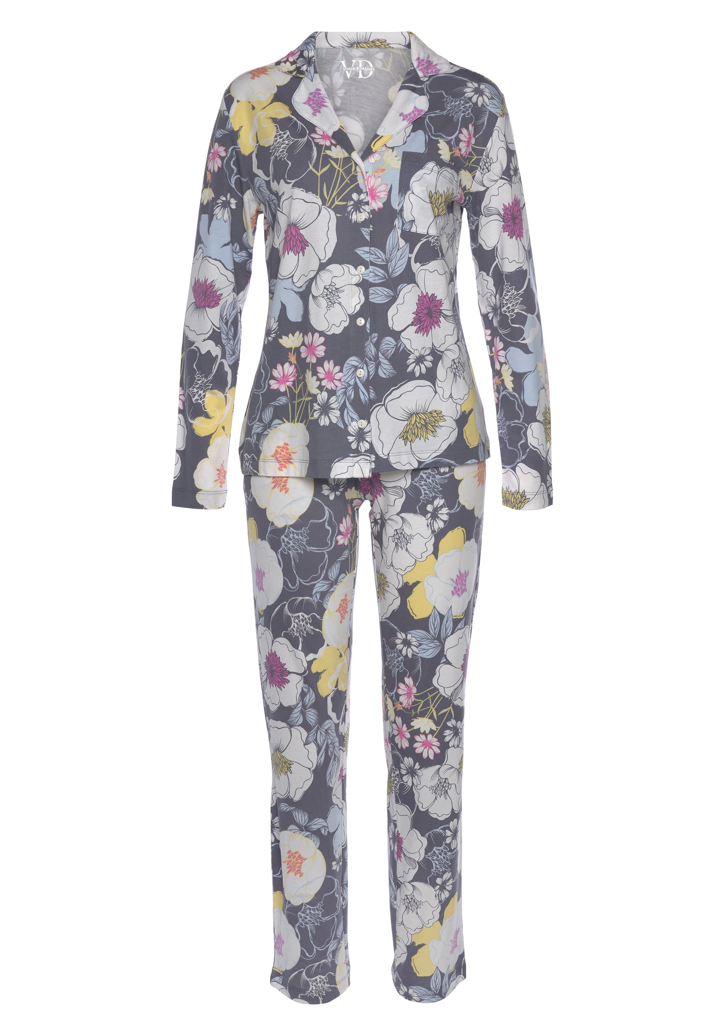 Vivance Dreams by Lascana Pyjama (Set, 2 tlg) in schönem Muster – Bild 2 von 5