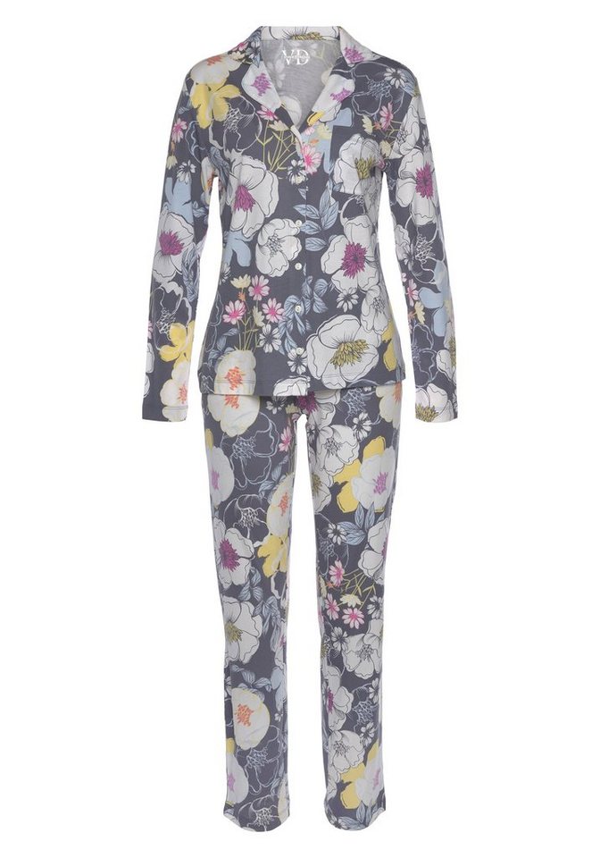 Vivance Dreams Pyjama (2 tlg) in schönem Muster