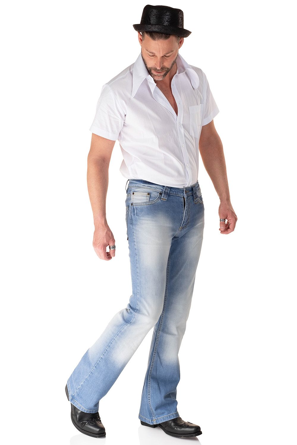 Comycom Bootcut-Jeans Herren STAR BLUE CUT 72