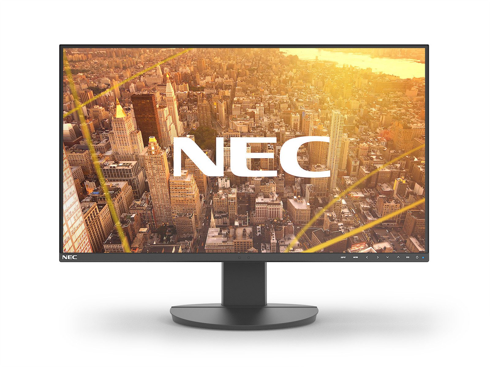 NEC MultiSync EA242F Black 60,45cm 23,8Zoll LCD with LED backlight 1920x10 TFT-Monitor (1920 x 1080 px, Full HD, 5 ms Reaktionszeit, 60 Hz, TFT/IPS, Lautsprecher, Höhenverstellbar)