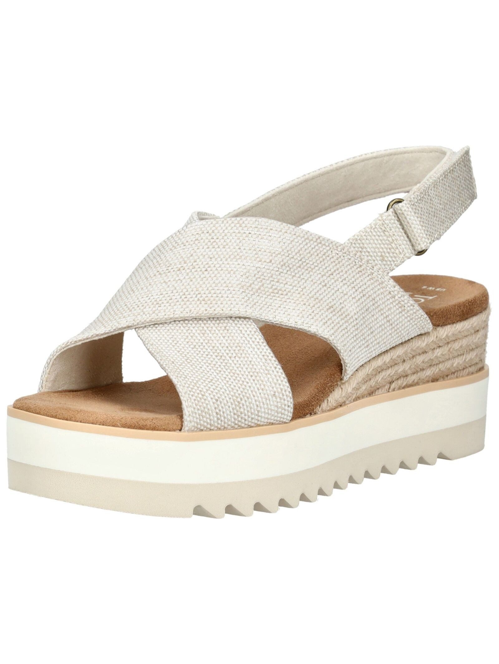 TOMS Sandalen Textil Keilsandalette günstig online kaufen