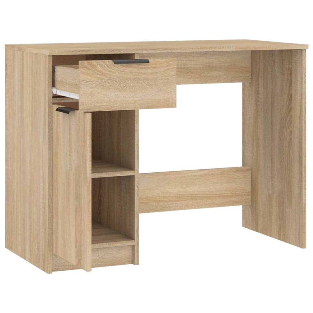 furnicato 100x50x75 Holzwerkstoff cm Schreibtisch Sonoma-Eiche